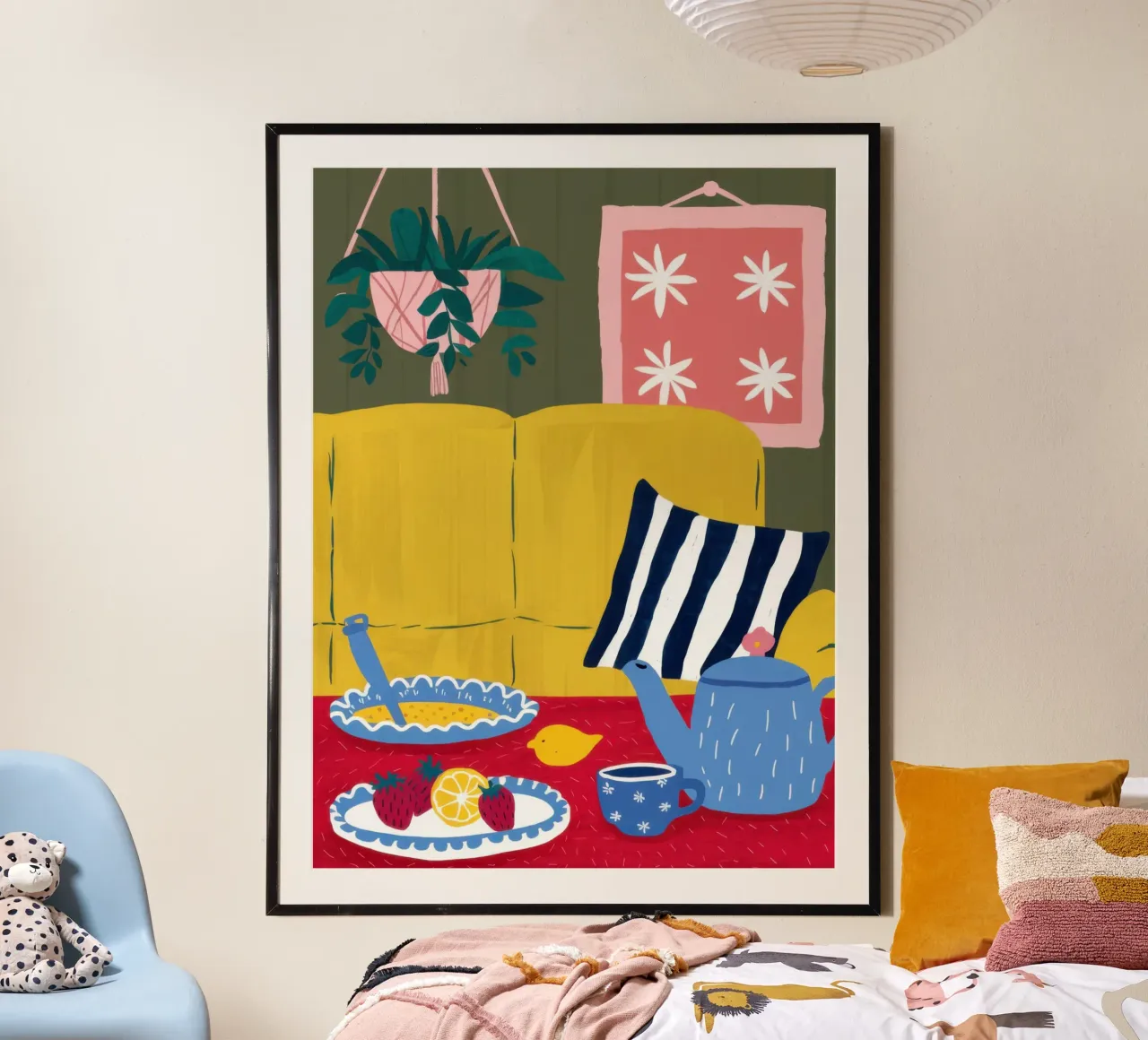 Sonniges Stillleben Mahlzeit Hahnemühle von Veil Maya