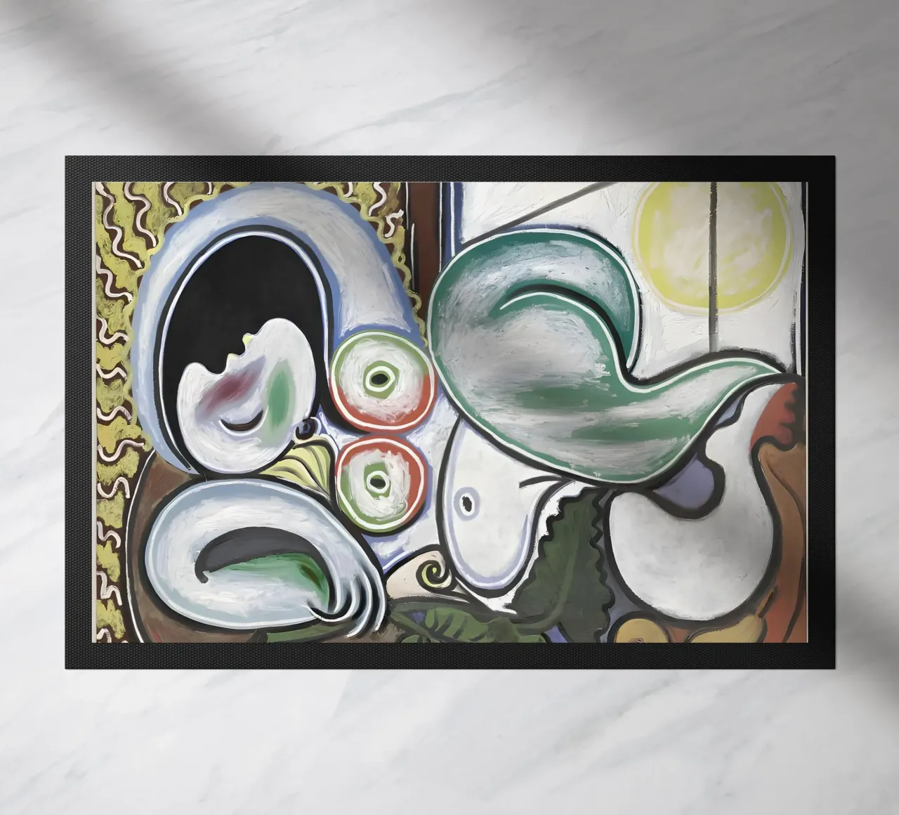 Picasso Donna addormentata Natura morta Colori cubisti zerbino da homdeco