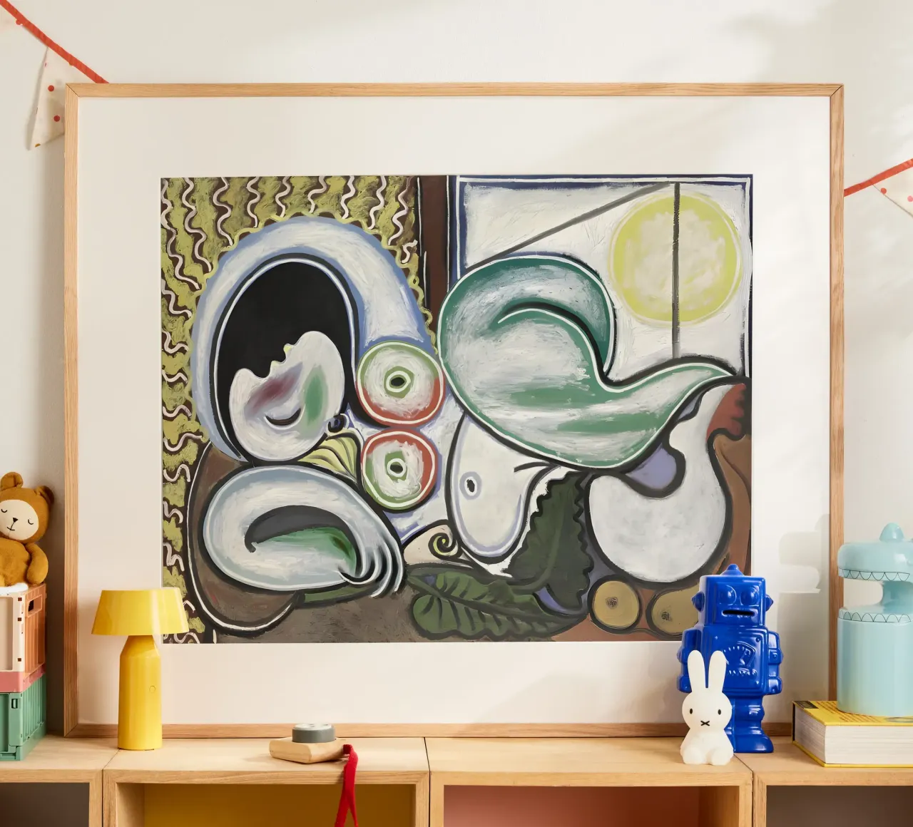 Picasso Donna addormentata Natura morta Colori cubisti poster da homdeco