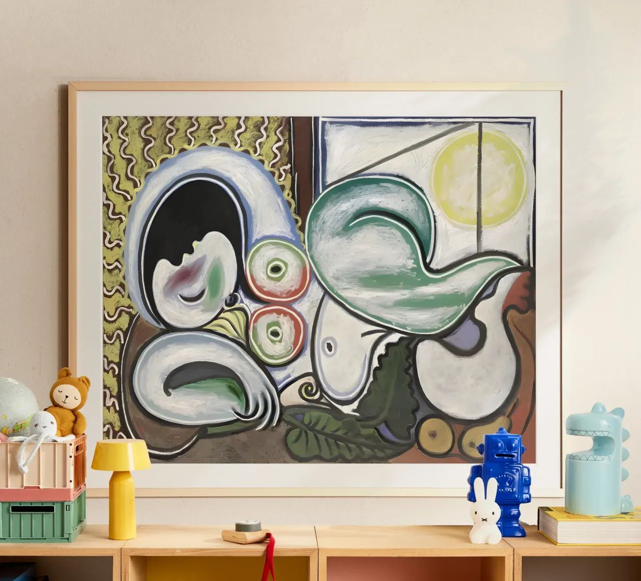 Picasso Donna addormentata Natura morta Colori cubisti poster da homdeco
