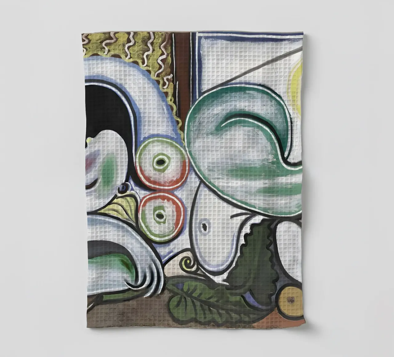 Picasso Donna addormentata Natura morta Colori cubisti canovaccio da cucina da homdeco