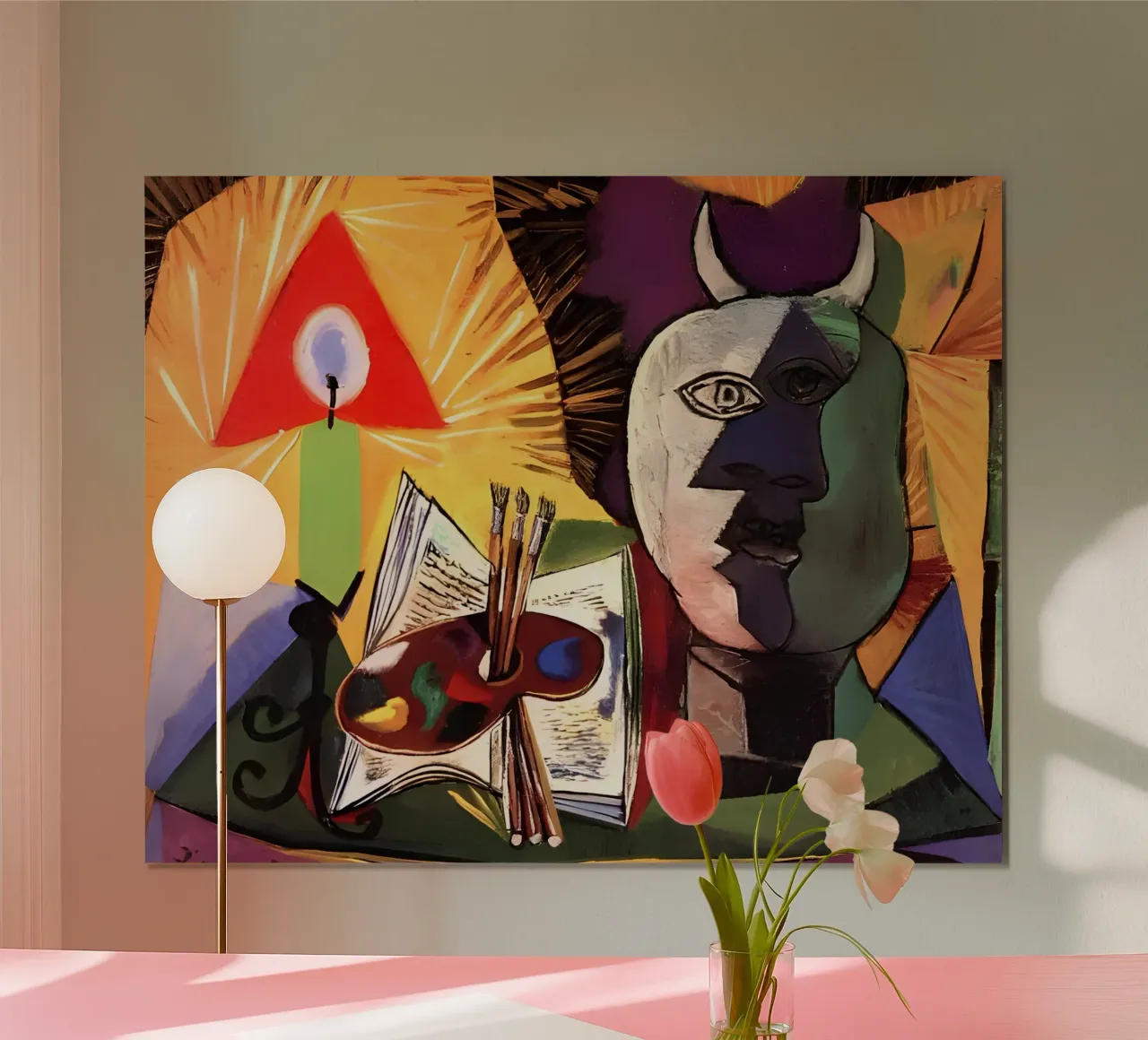 Picasso Minotauro Artista Studio Surreale Cubismo poster da homdeco