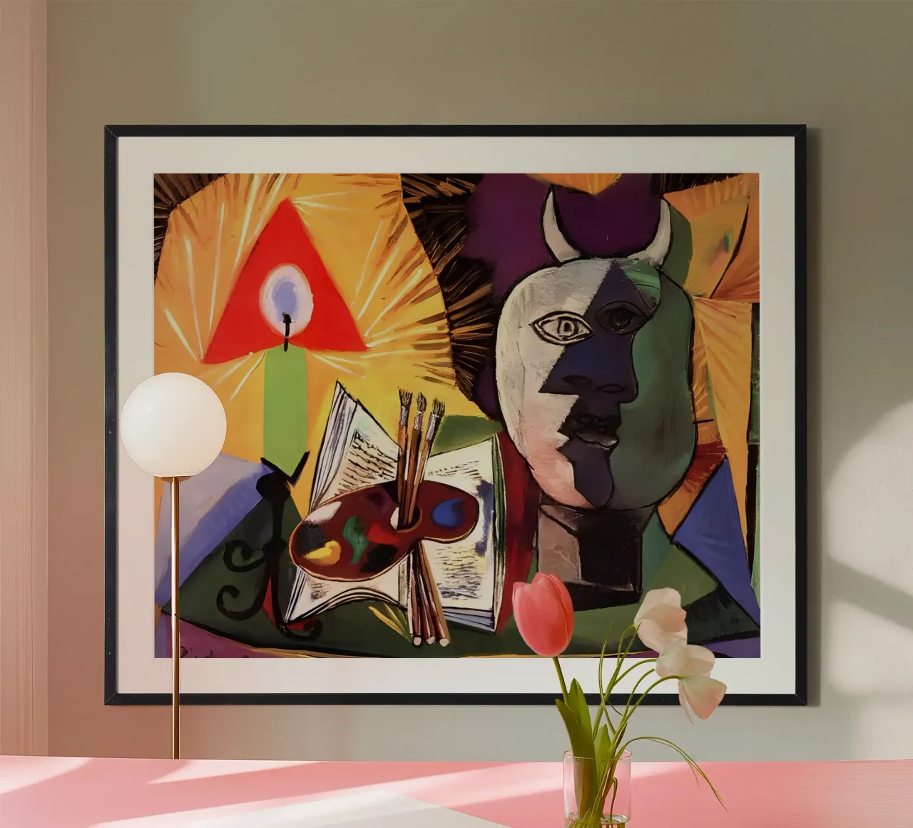 Picasso Minotauro Artista Studio Surreale Cubismo poster da homdeco