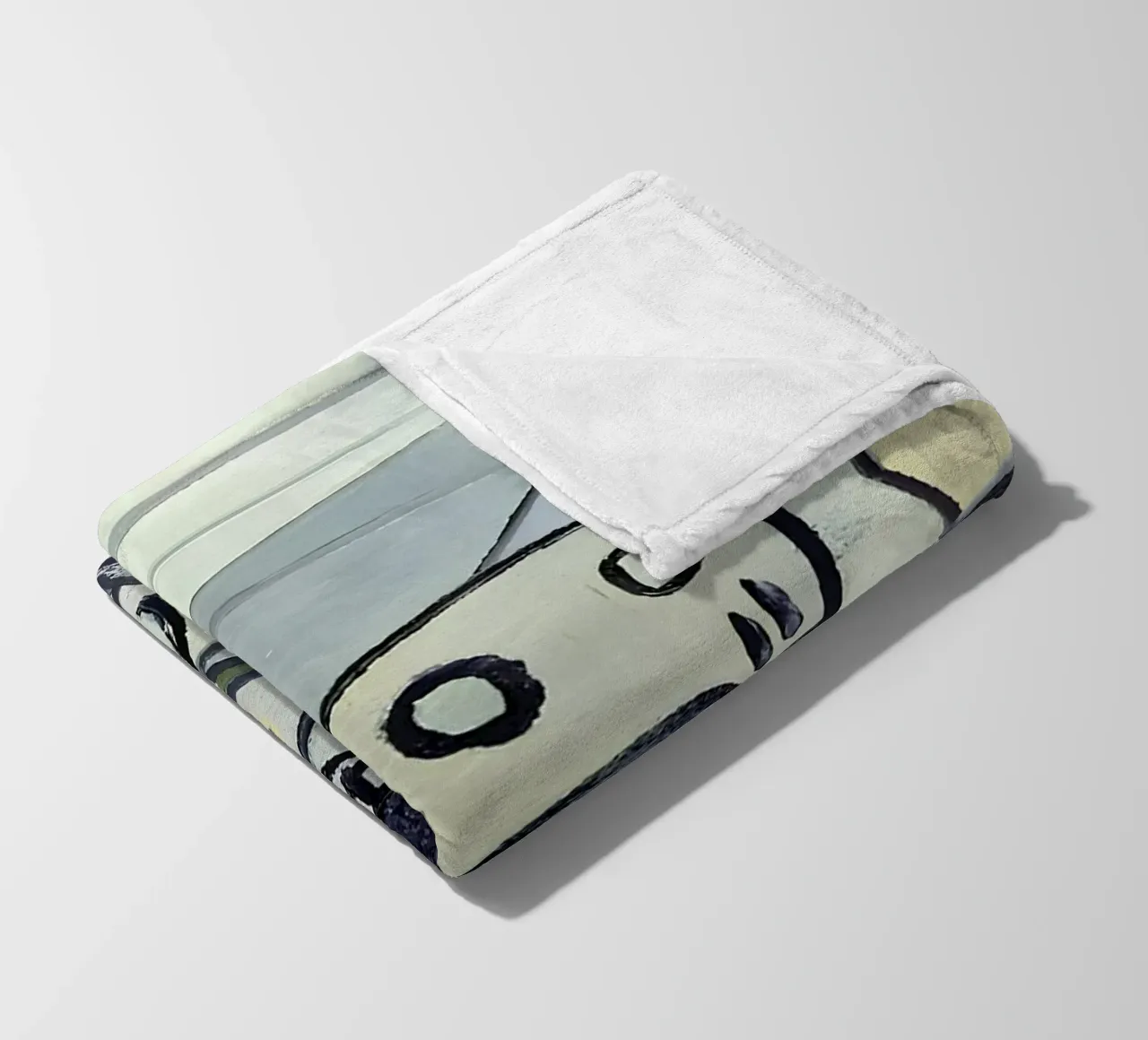 Picasso Teschio e brocca Cubismo analitico coperta in pile da homdeco