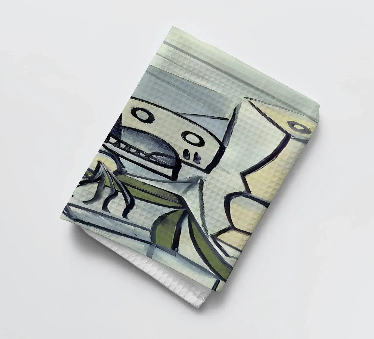 Picasso Teschio e brocca Cubismo analitico canovaccio da cucina da homdeco