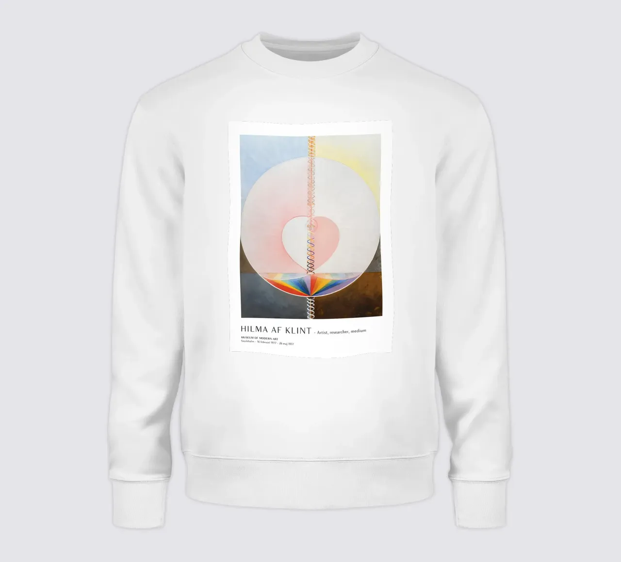 Hilma af Klint Tree of Knowledge Abstract Art Print sweatshirt by homdeco