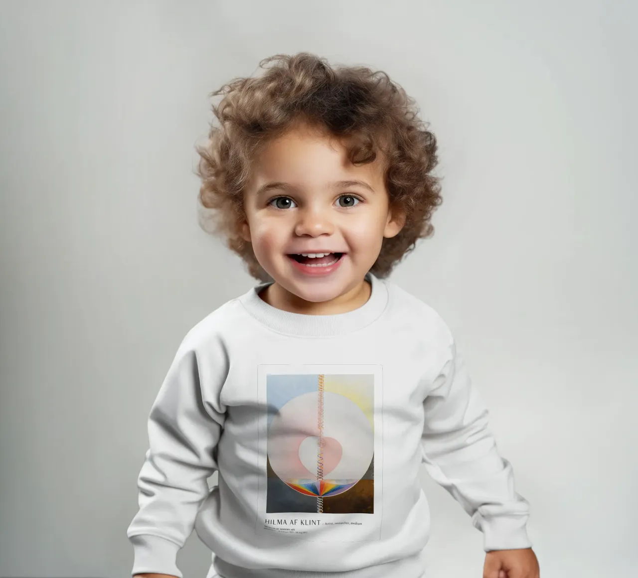 Hilma af Klint Tree of Knowledge Abstract Art Print baby sweatshirt by homdeco