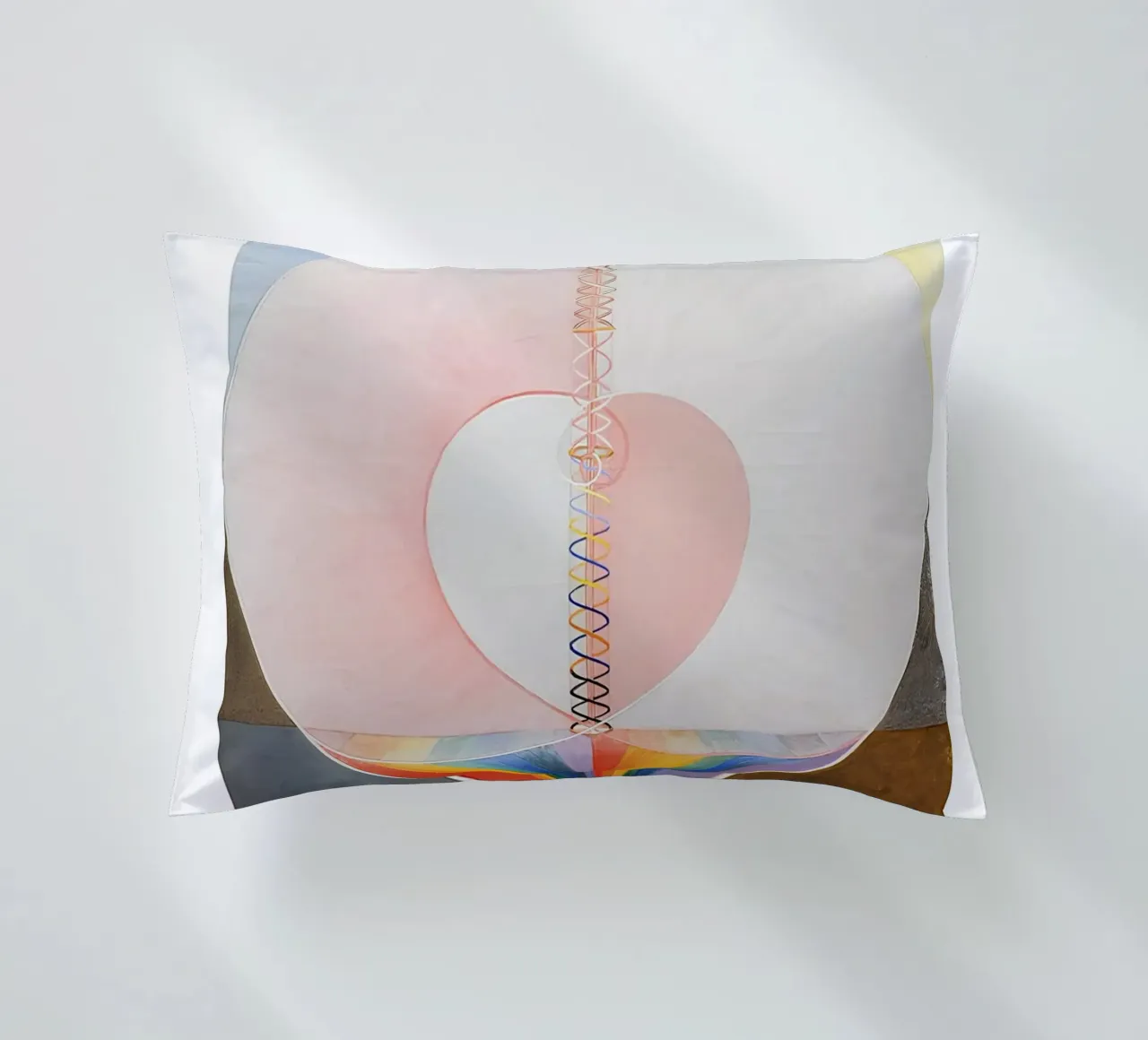 Hilma af Klint Tree of Knowledge Abstract Art Print decorative cushion by homdeco