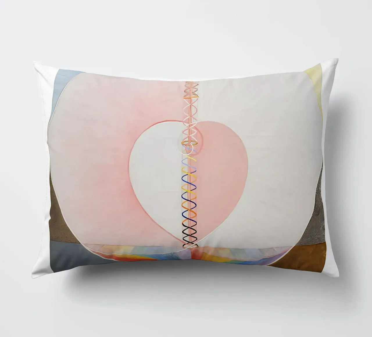 Hilma af Klint Tree of Knowledge Abstract Art Print decorative cushion by homdeco
