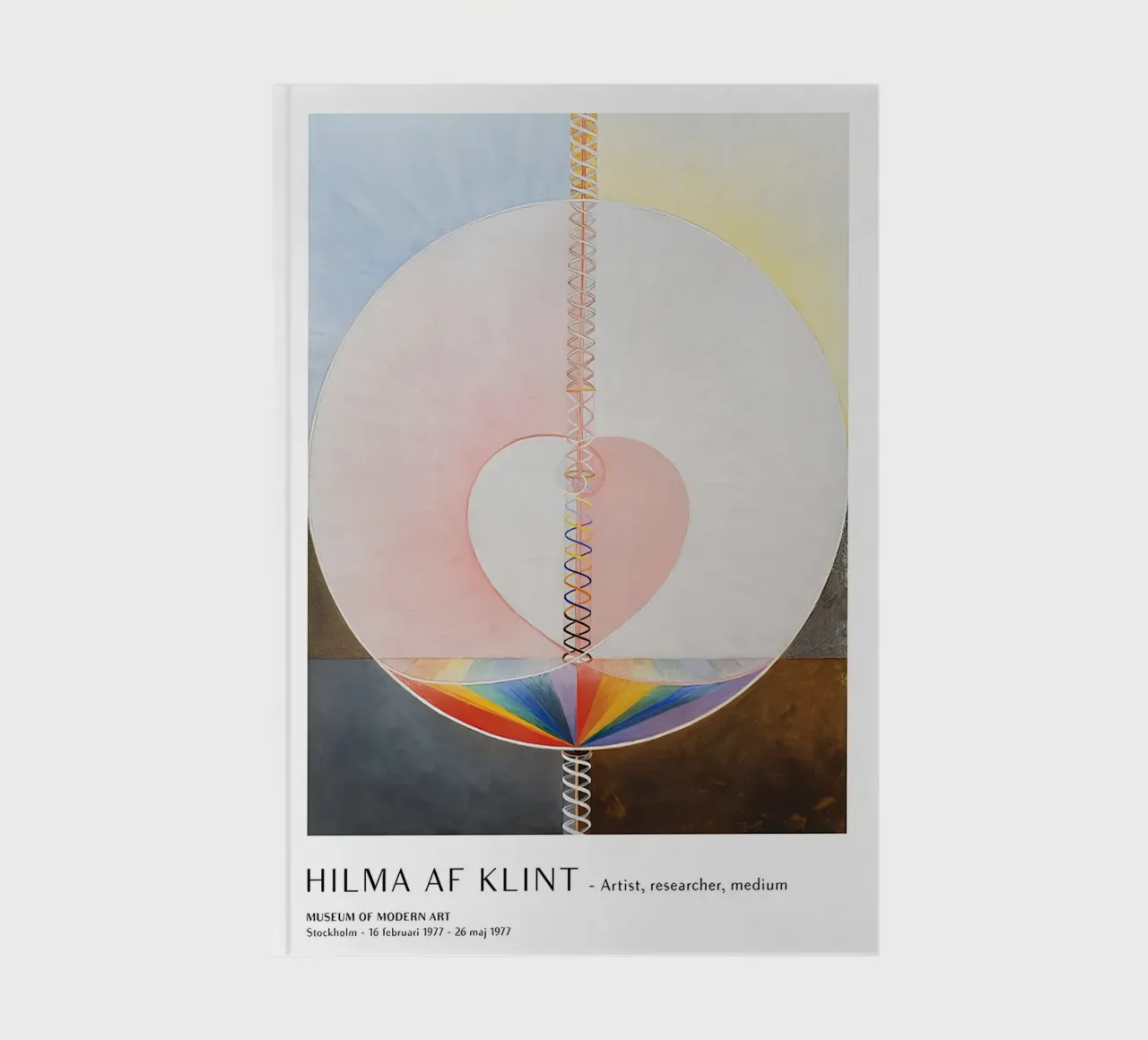 Hilma af Klint L'arbre de la connaissance Impression d'art abstrait carnet de notes de homdeco