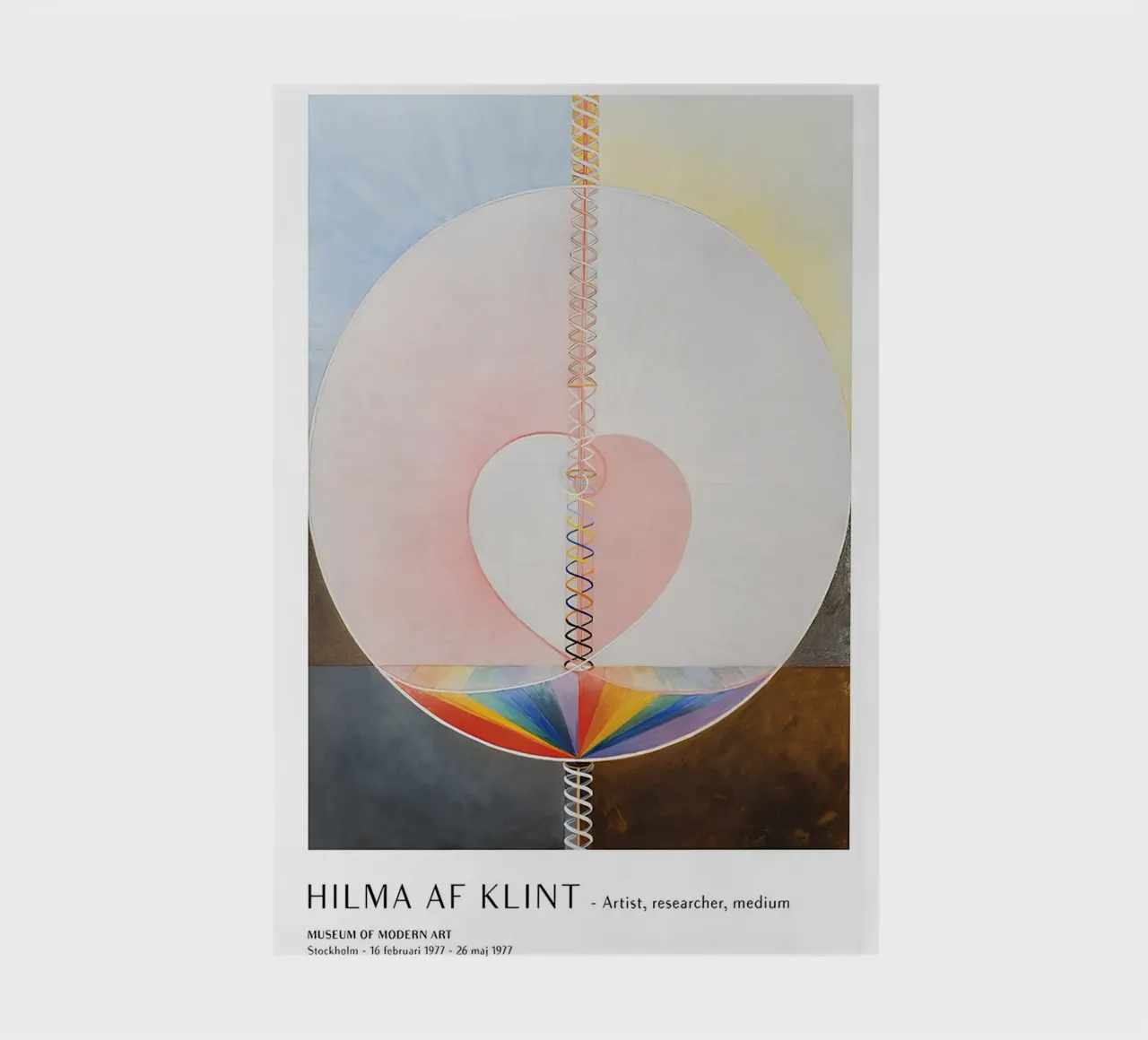Hilma af Klint L'arbre de la connaissance Impression d'art abstrait carnet de notes de homdeco
