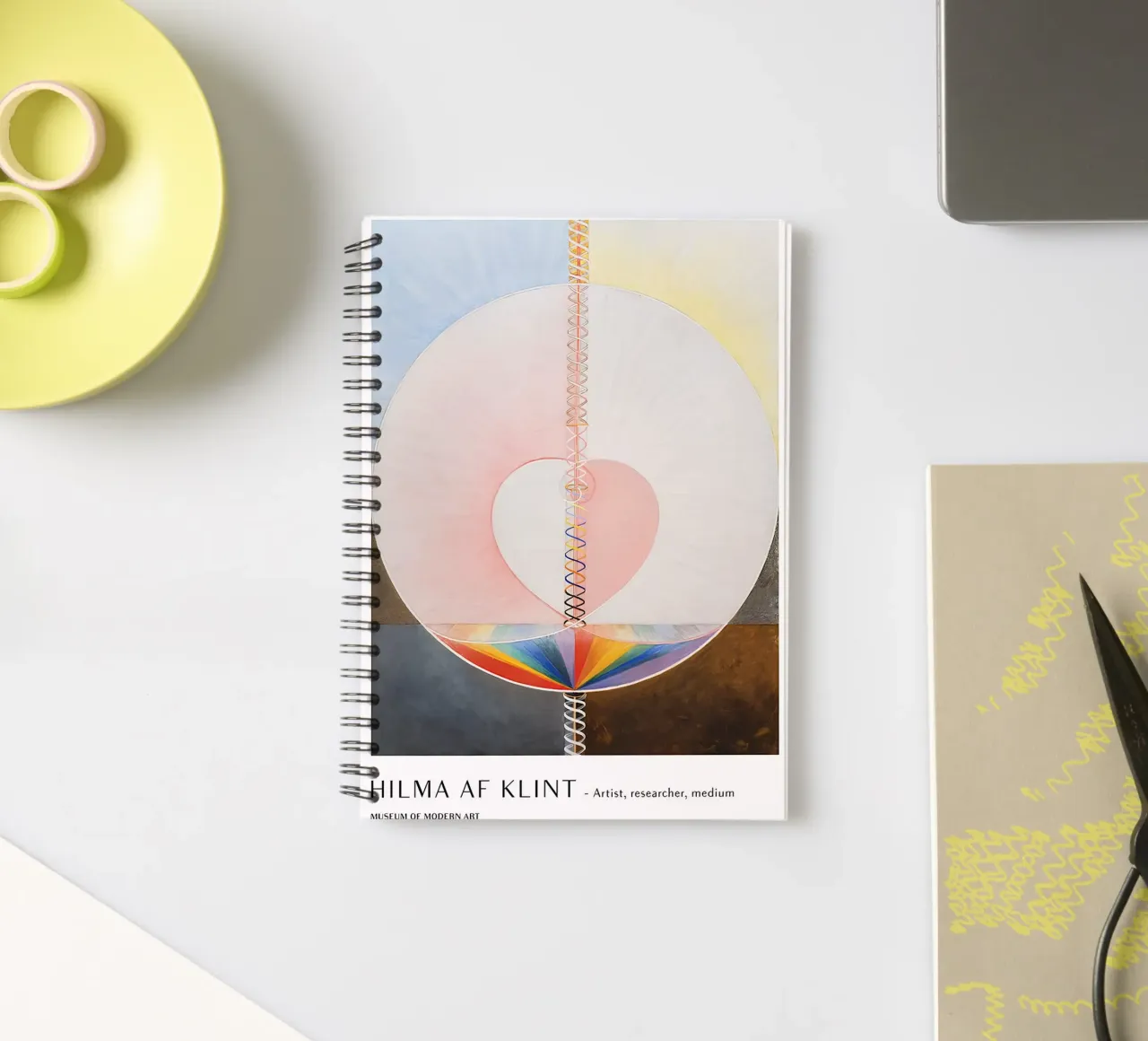 Hilma af Klint Albero della conoscenza Stampa d'arte astratta diario ad anelli da homdeco