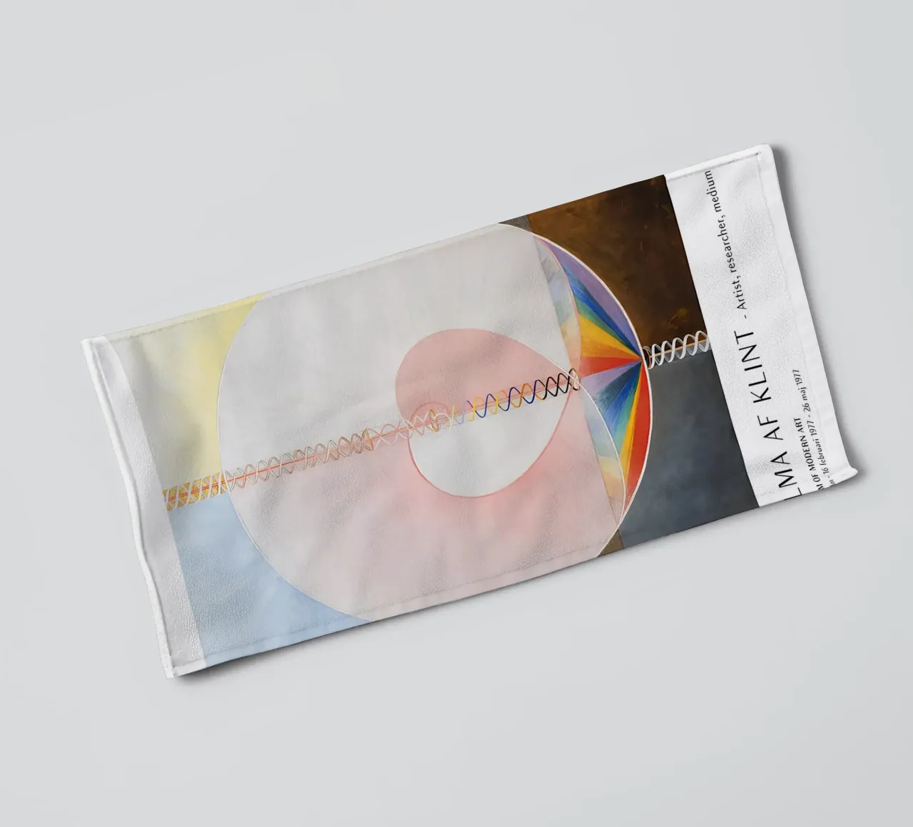 Hilma af Klint L'arbre de la connaissance Impression d'art abstrait serviette de bain de homdeco