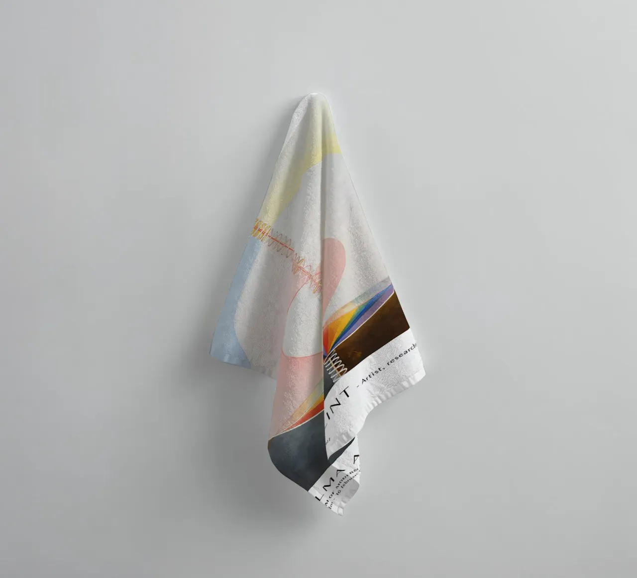 Hilma af Klint L'arbre de la connaissance Impression d'art abstrait serviette de bain de homdeco