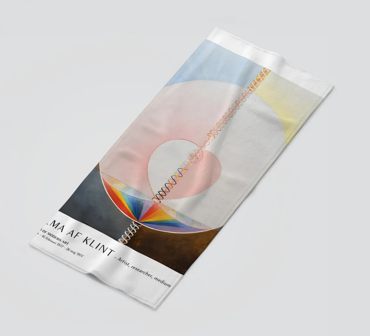 Hilma af Klint Boom van Kennis Abstracte Kunstdruk strandhanddoek van homdeco