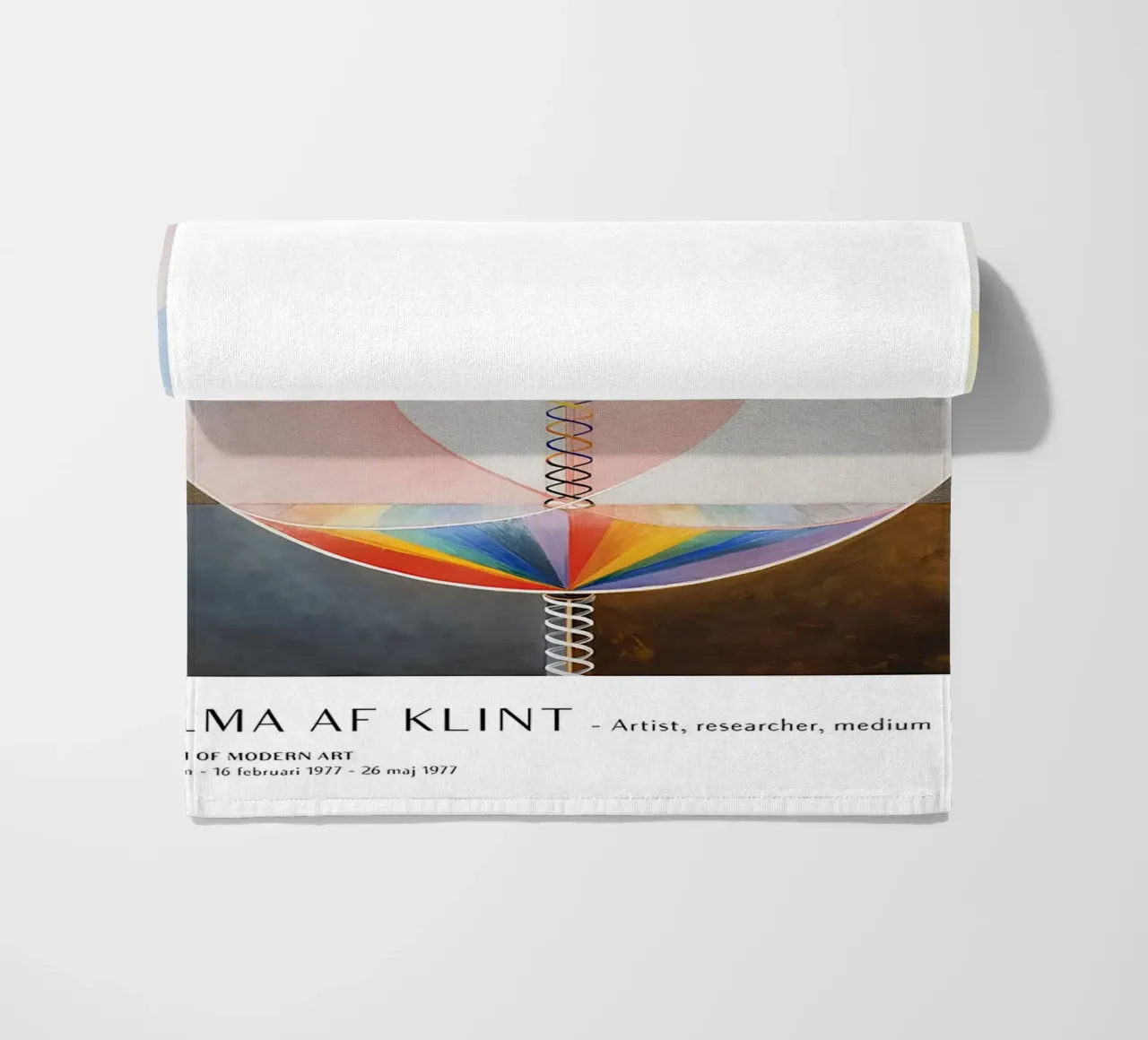 Hilma af Klint Boom van Kennis Abstracte Kunstdruk strandhanddoek van homdeco