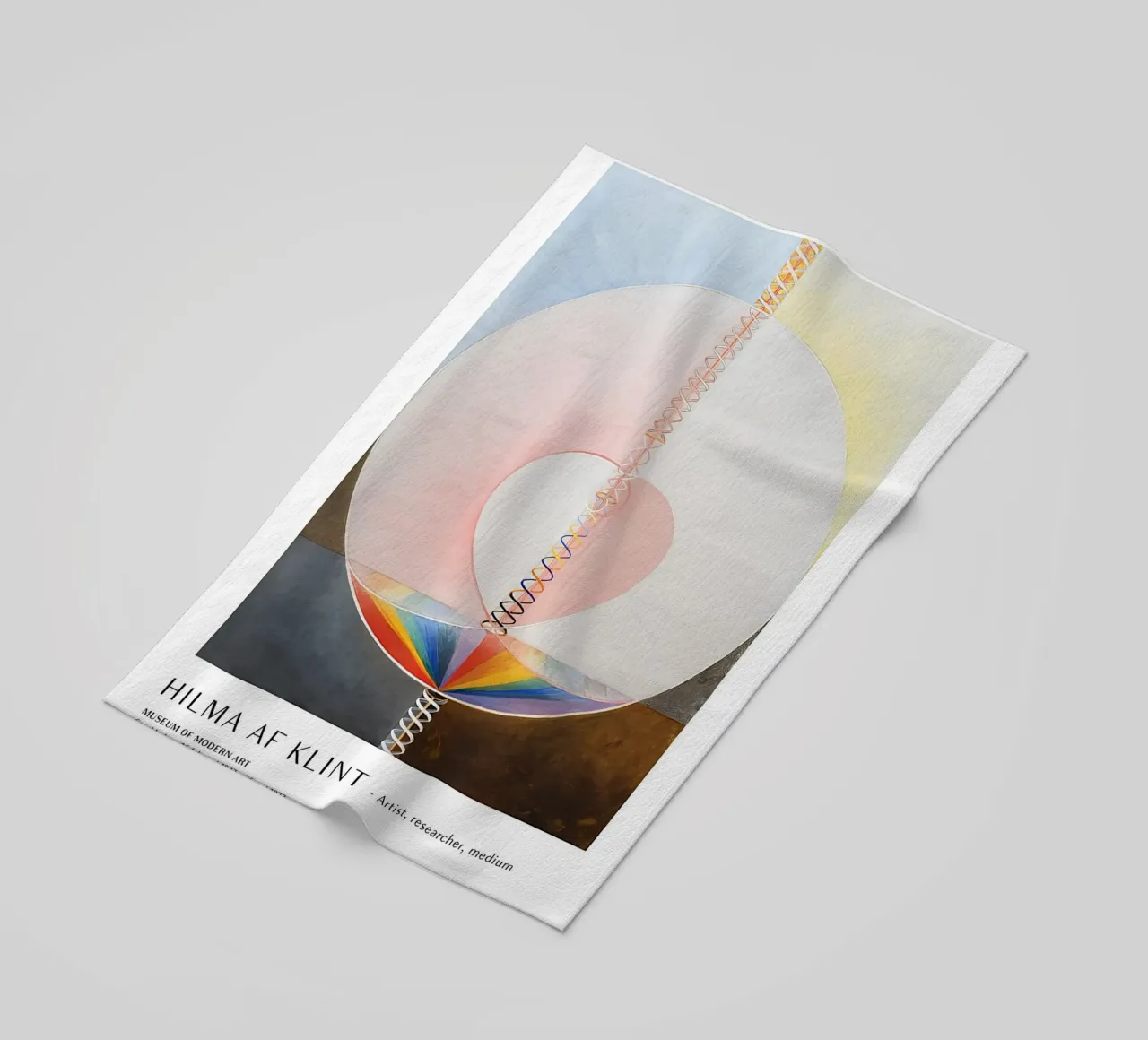 Hilma af Klint Boom van Kennis Abstracte Kunstdruk strandhanddoek van homdeco