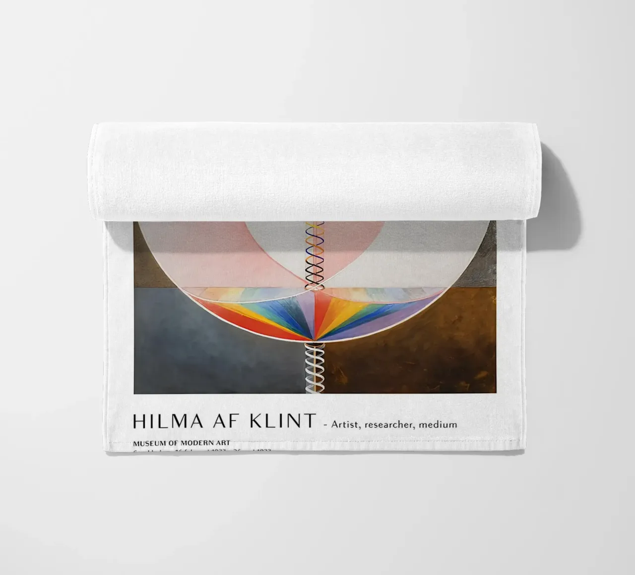 Hilma af Klint Boom van Kennis Abstracte Kunstdruk strandhanddoek van homdeco