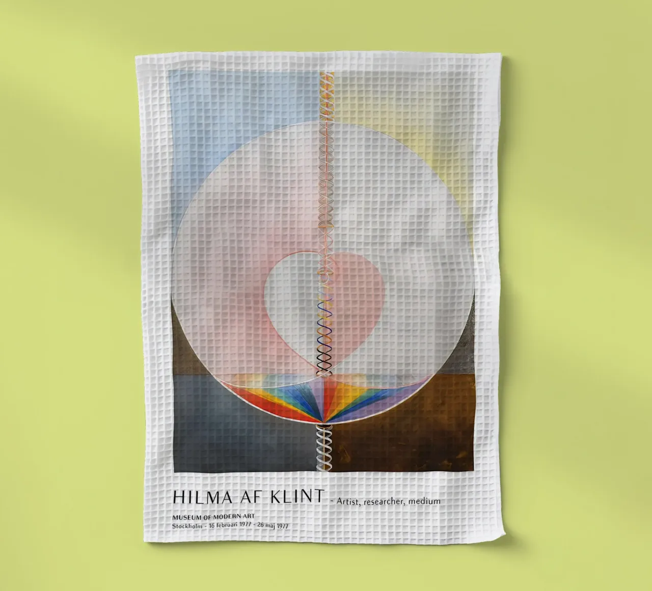 Hilma af Klint Albero della conoscenza Stampa d'arte astratta canovaccio da cucina da homdeco