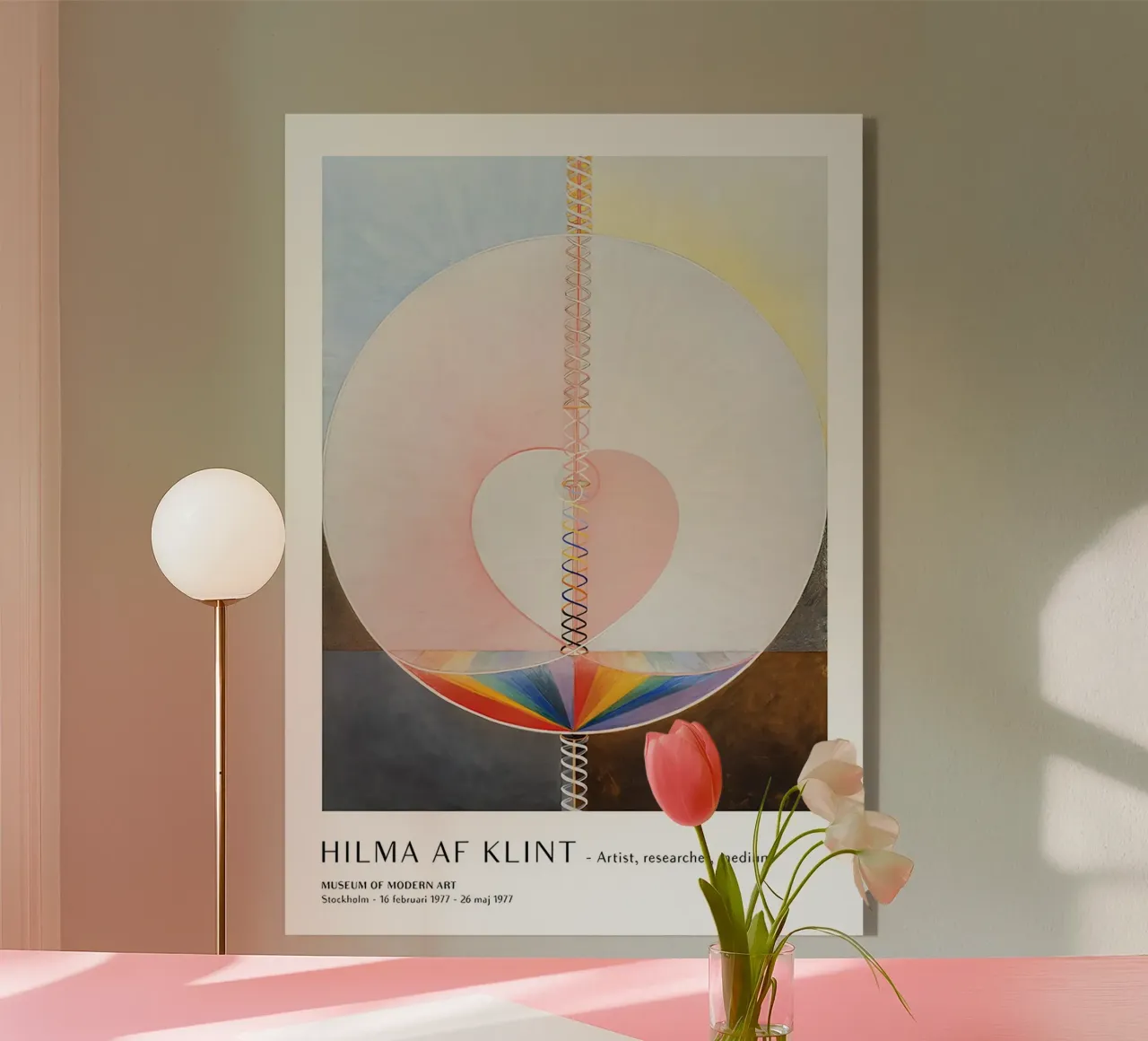 Hilma af Klint Tree of Knowledge Abstract Art Print acrylic glass by homdeco