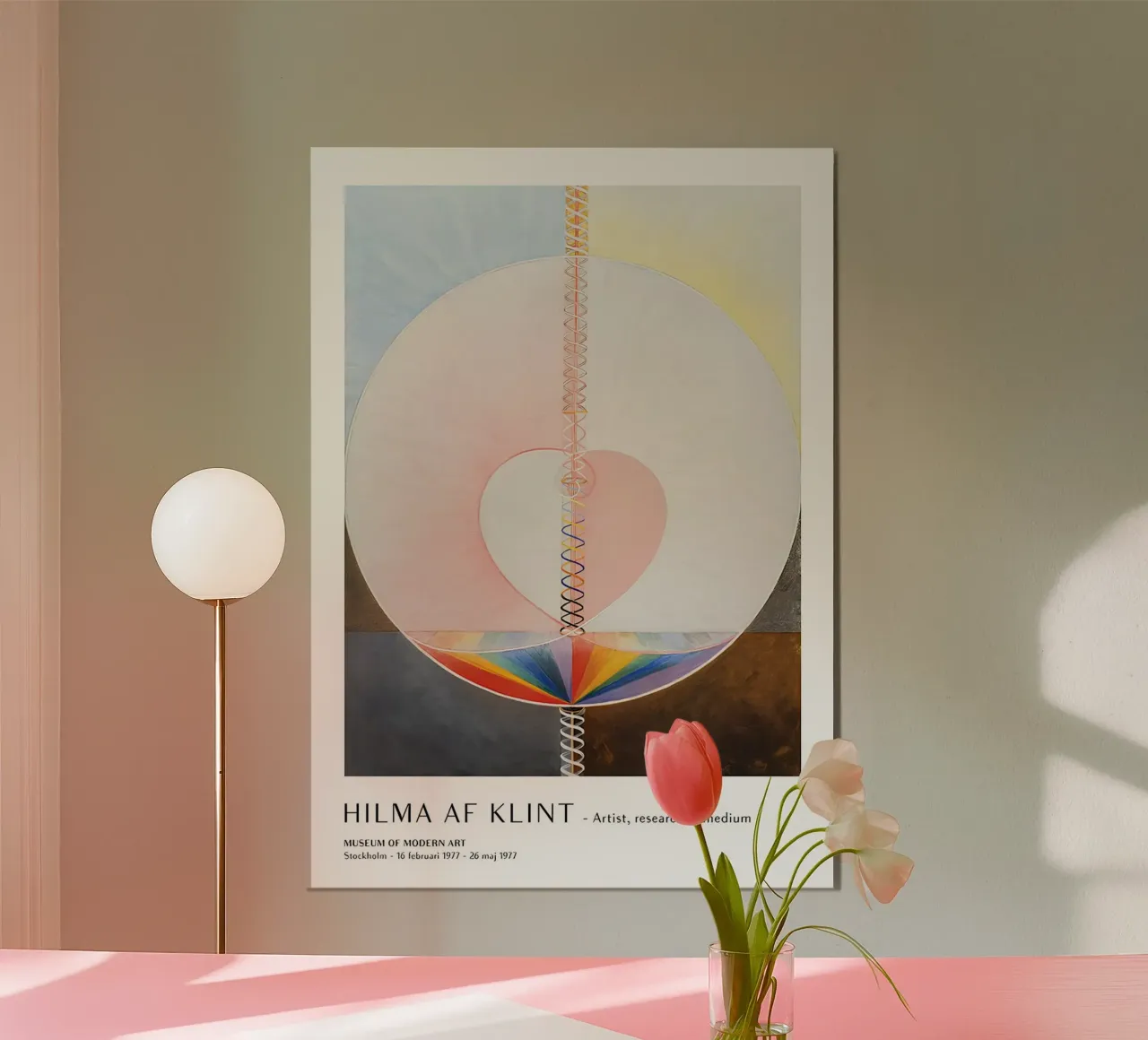 Hilma af Klint Boom van Kennis Abstracte Kunstdruk hahnemühle van homdeco