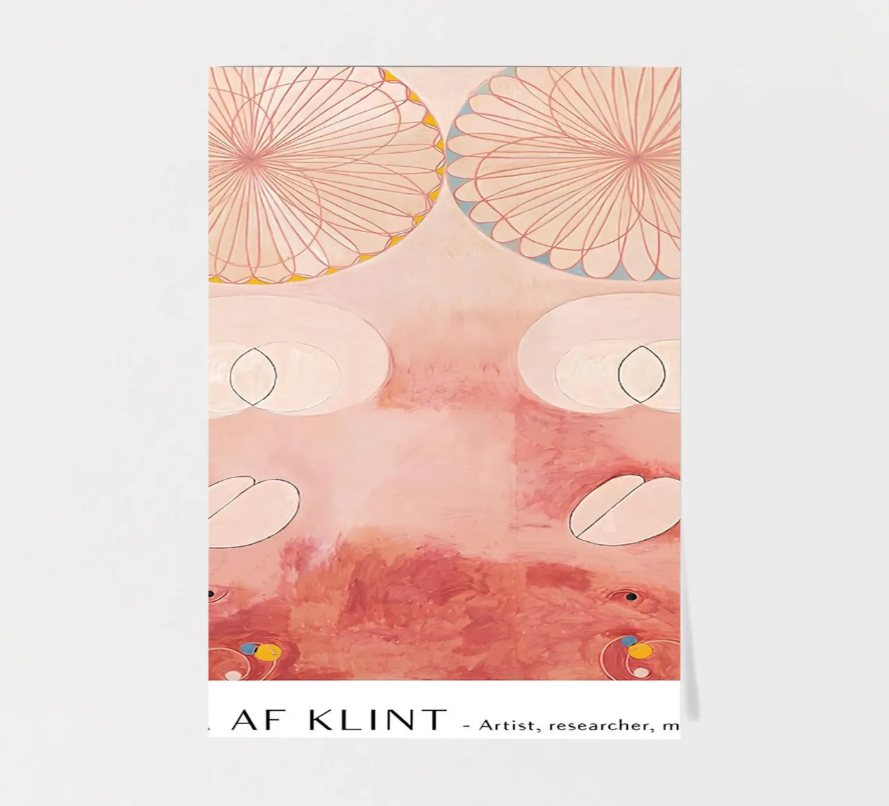 Hilma af Klint I dieci più grandi n. 9 Poster astratto foglio adesivo da homdeco