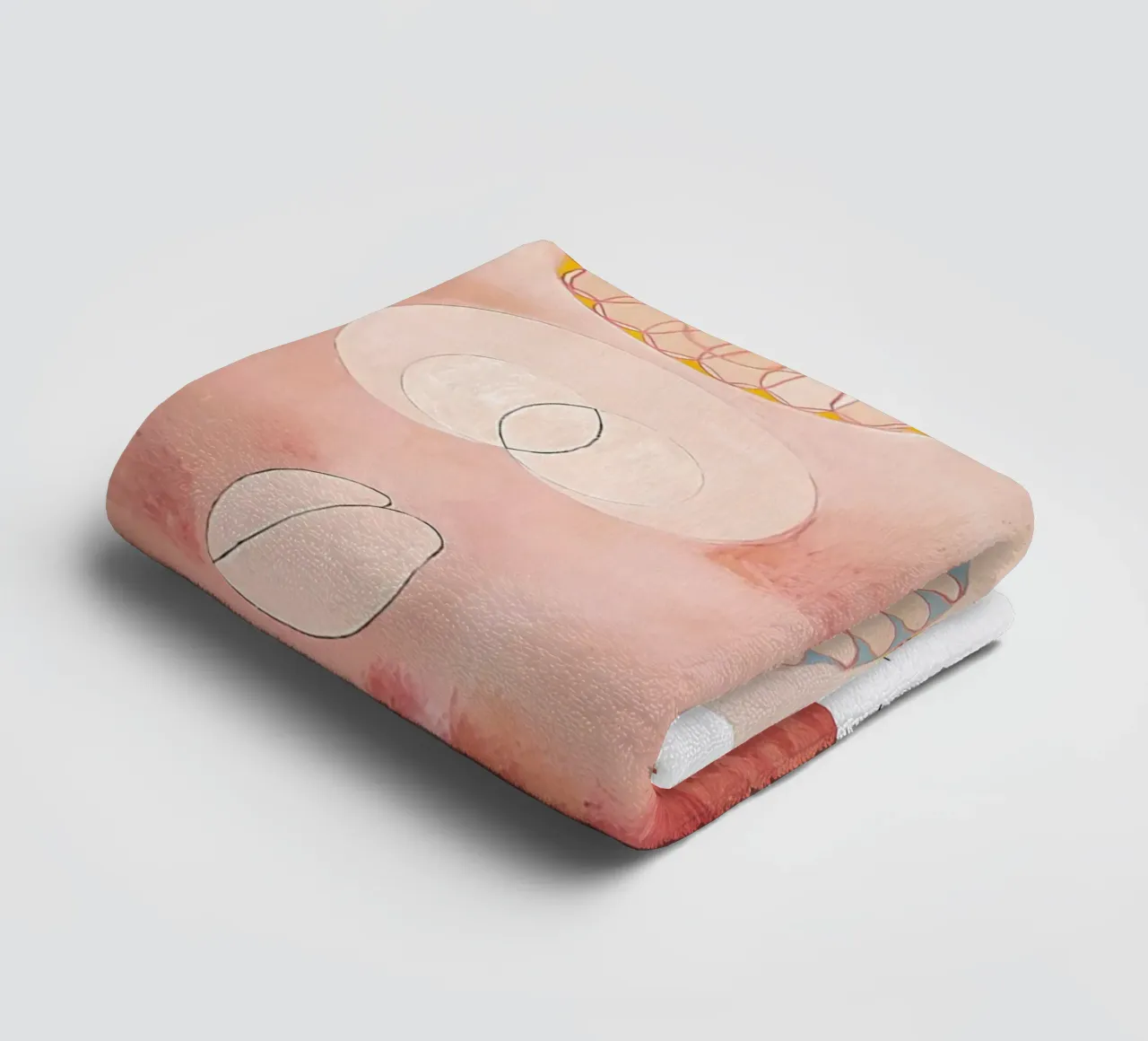 Hilma af Klint I dieci più grandi n. 9 Poster astratto asciugamano da bagno da homdeco