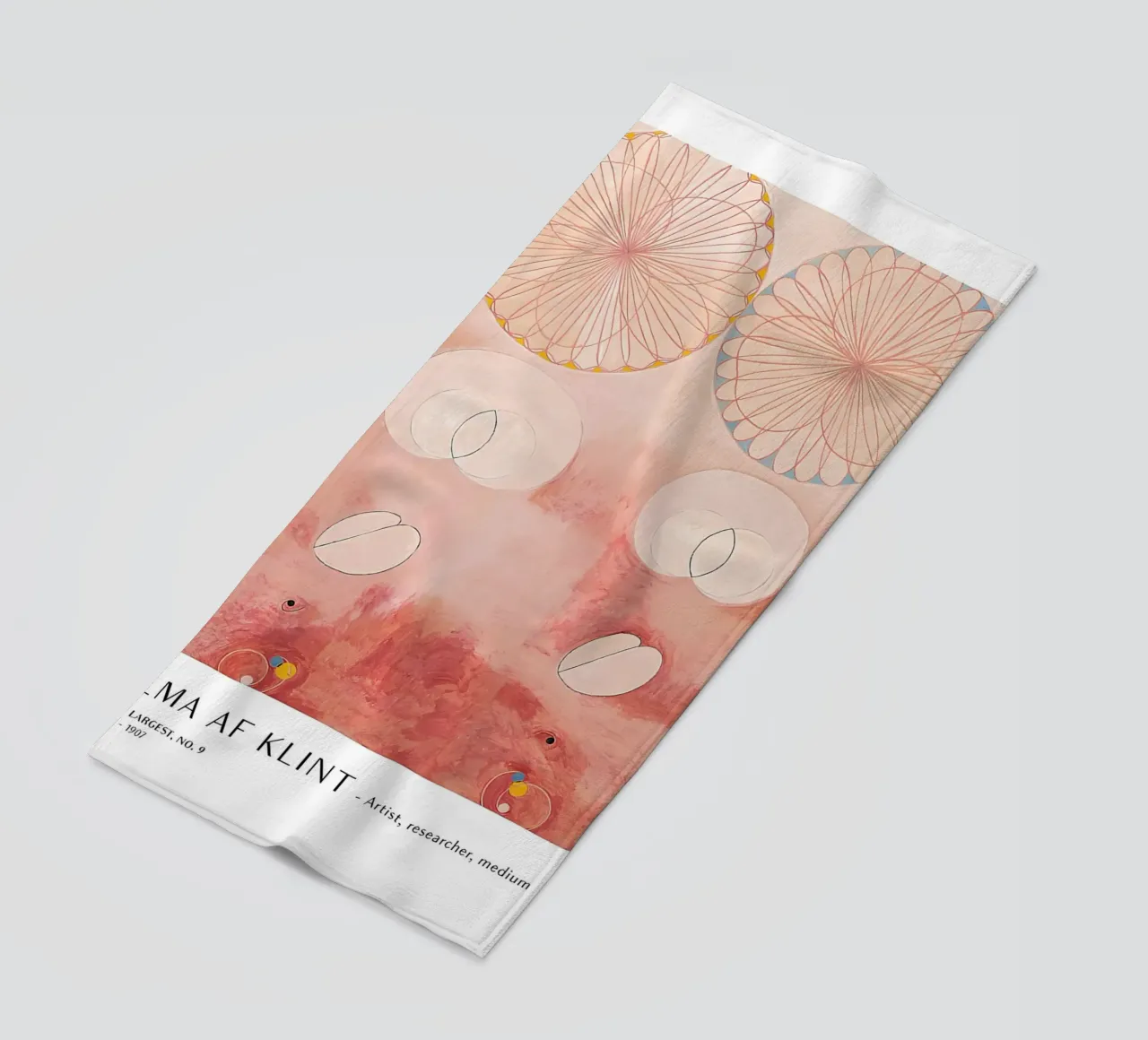 Hilma af Klint I dieci più grandi n. 9 Poster astratto telo mare da homdeco