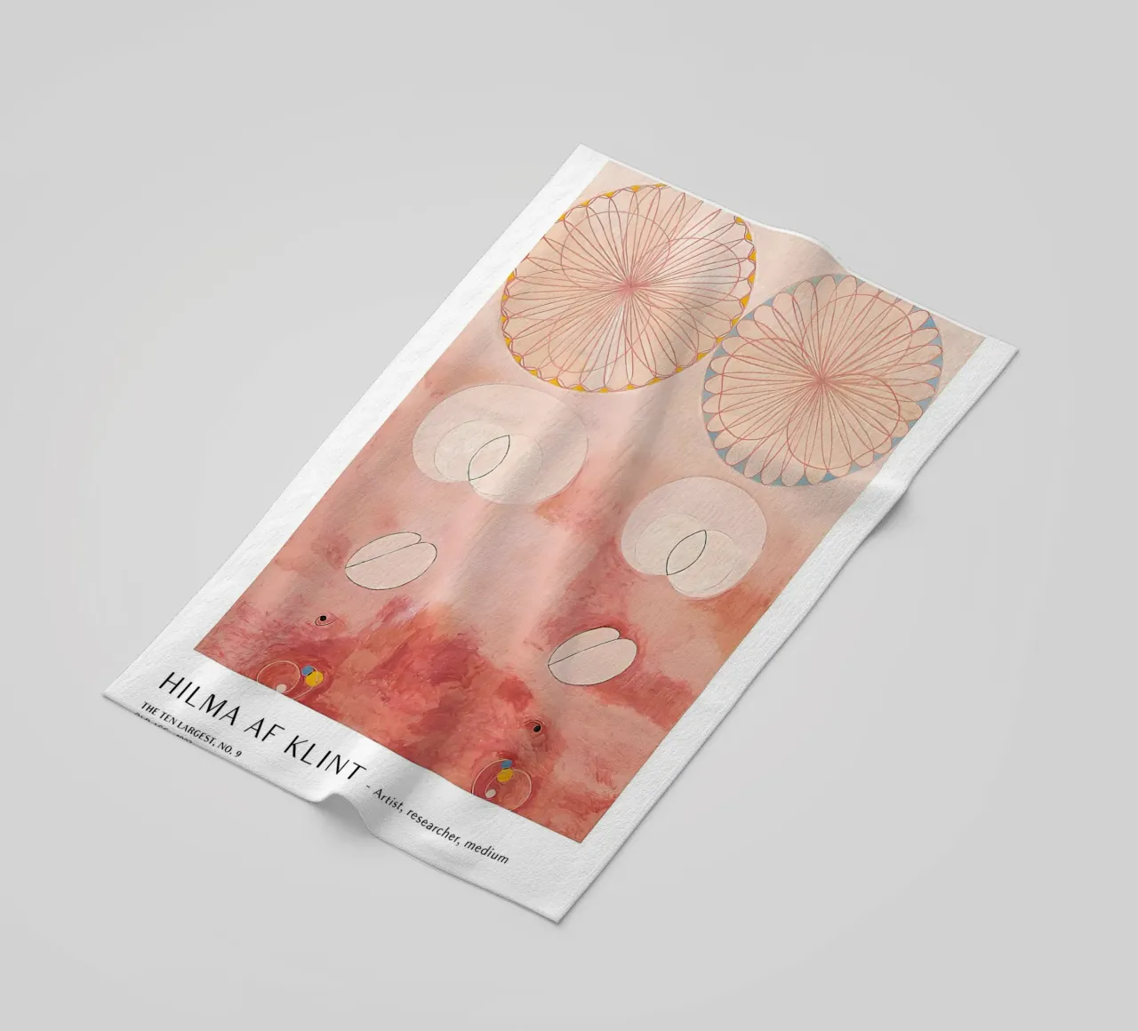 Hilma af Klint I dieci più grandi n. 9 Poster astratto telo mare da homdeco