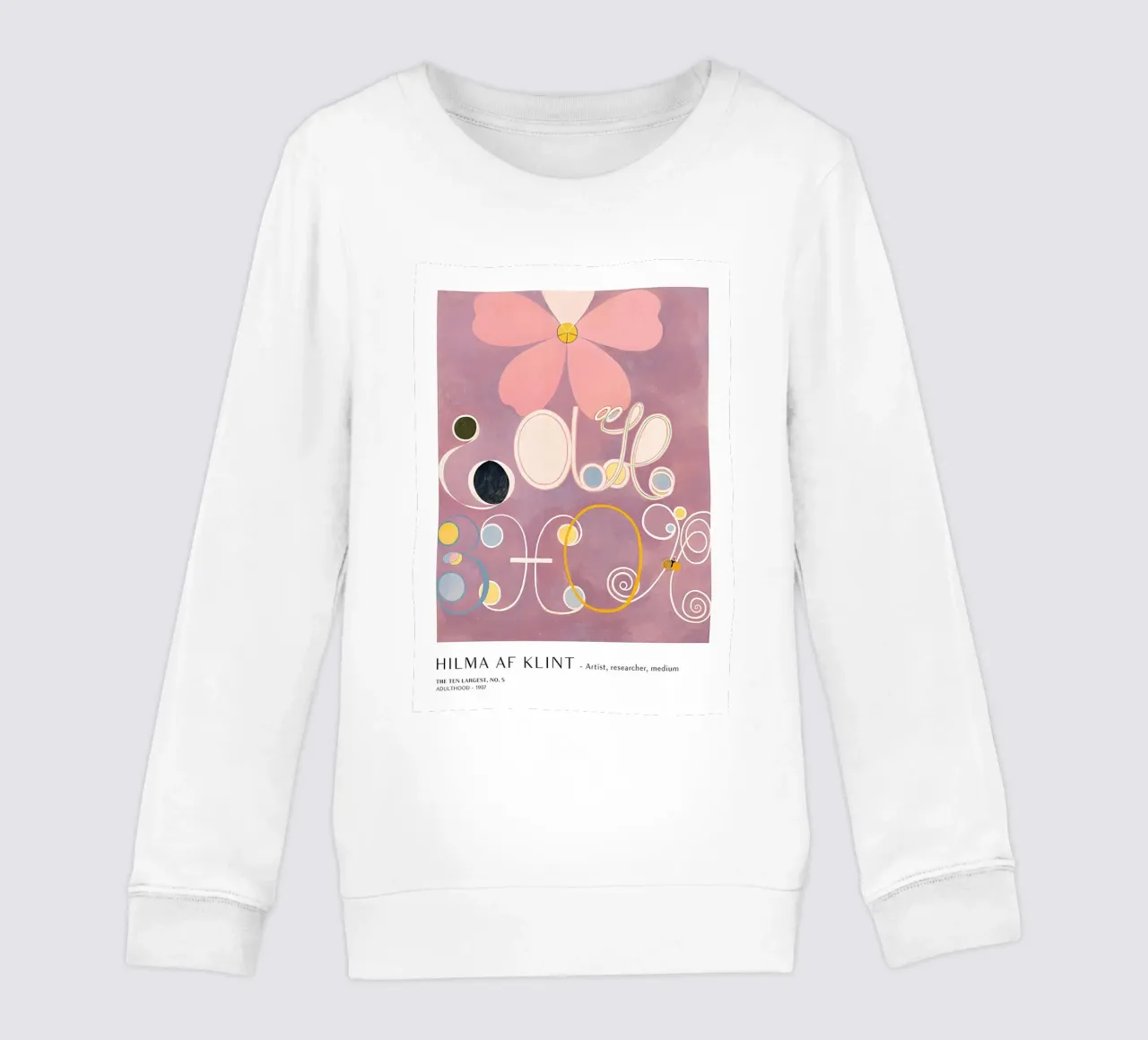Hilma af Klint I dieci più grandi n. 5 Poster dell'età adulta felpa bambino da homdeco