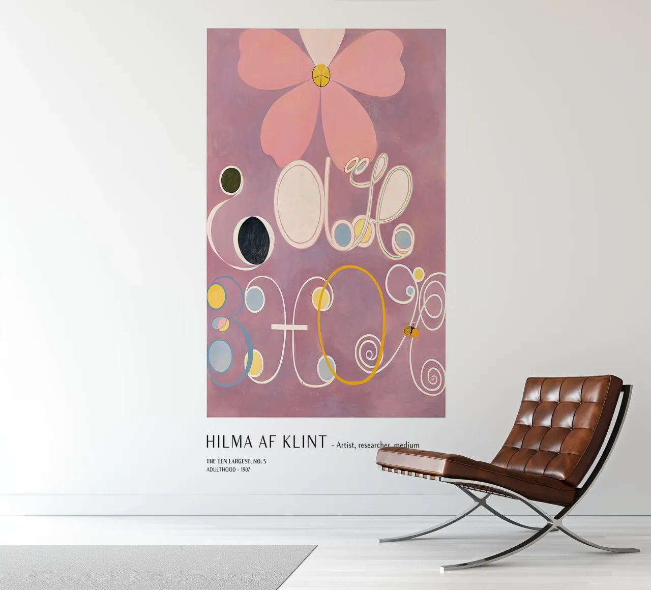 Hilma af Klint The Ten Largest No. 5 Adulthood Poster photo wallpaper by homdeco