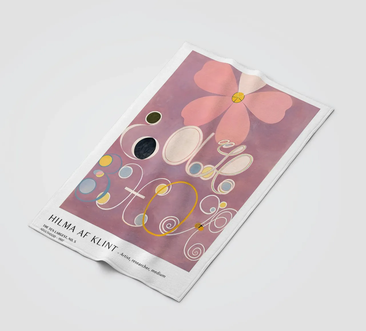 Hilma af Klint I dieci più grandi n. 5 Poster dell'età adulta coperta in pile da homdeco