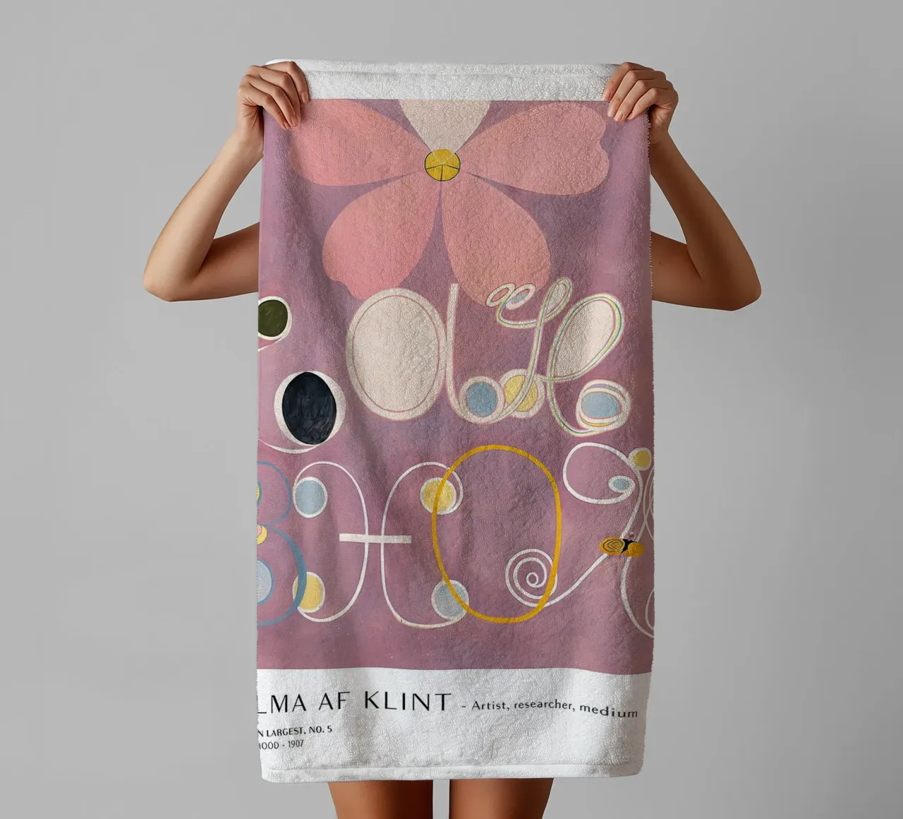Hilma af Klint The Ten Largest No. 5 Adulthood Poster towel by homdeco