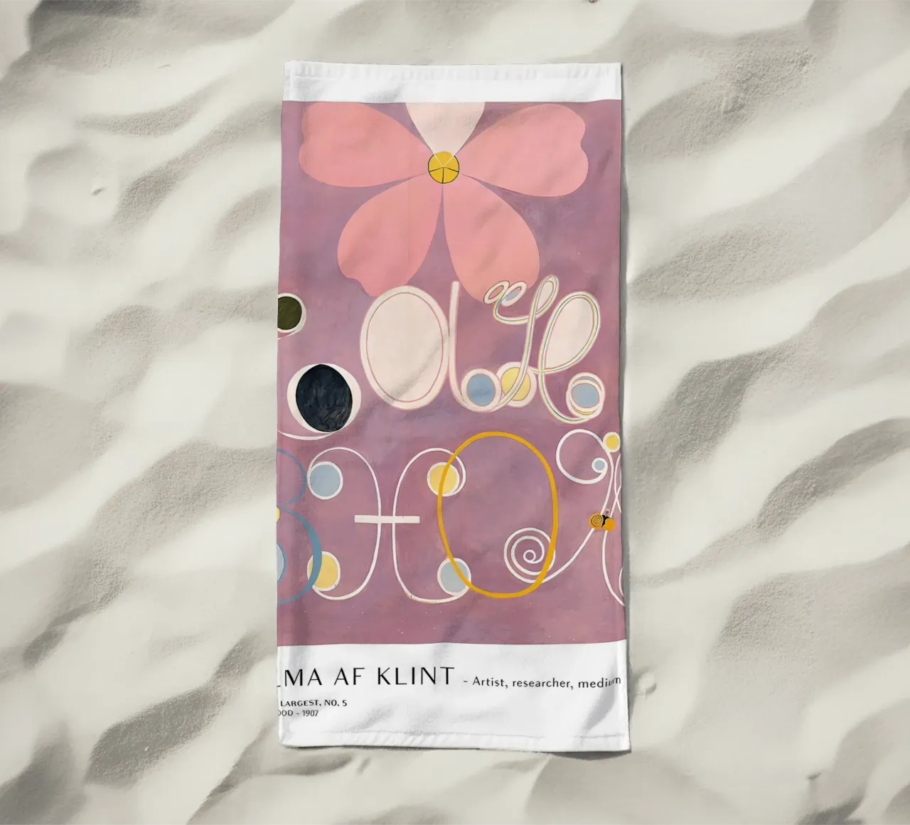 Hilma af Klint I dieci più grandi n. 5 Poster dell'età adulta telo mare da homdeco
