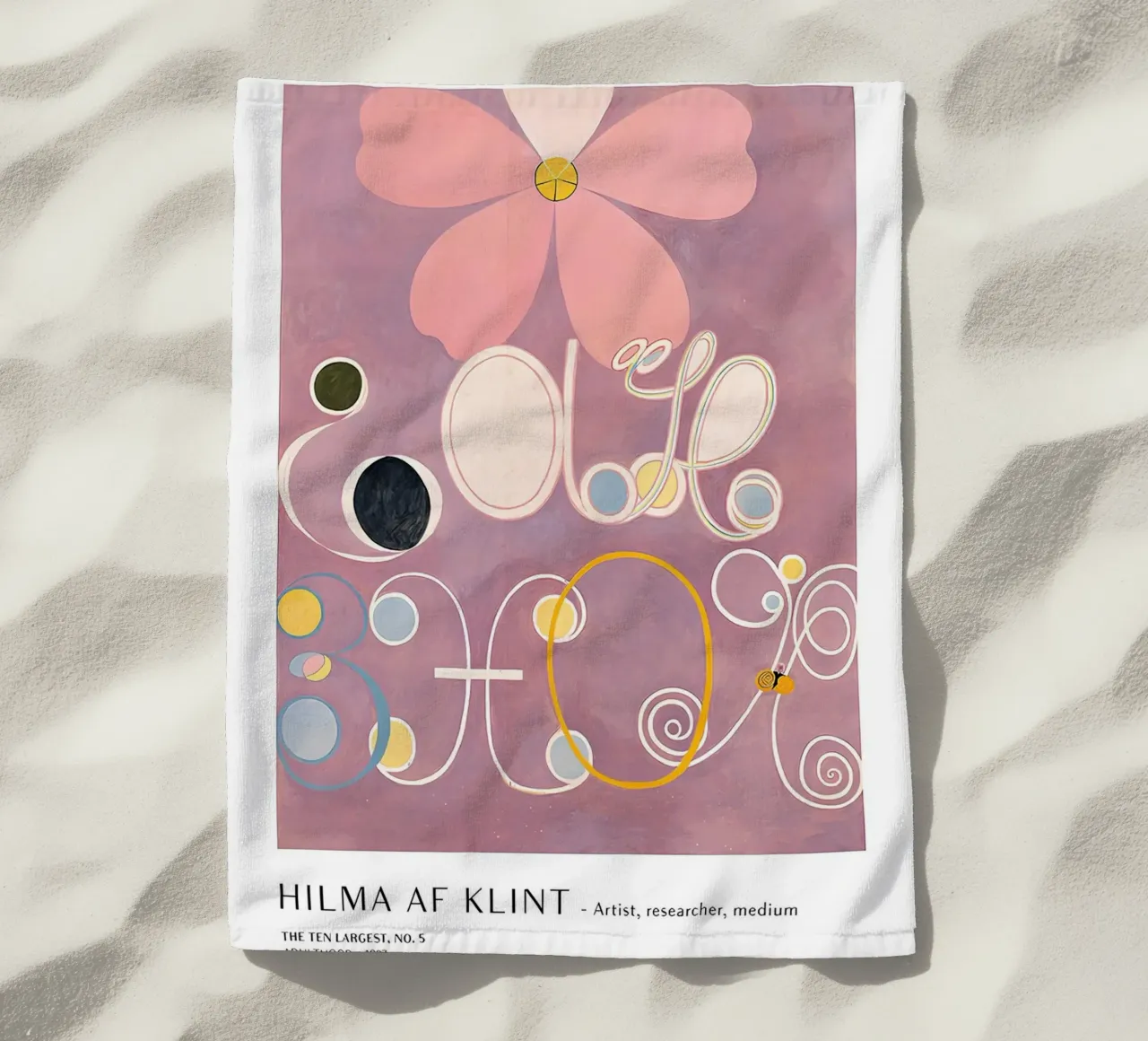 Hilma af Klint I dieci più grandi n. 5 Poster dell'età adulta telo mare da homdeco