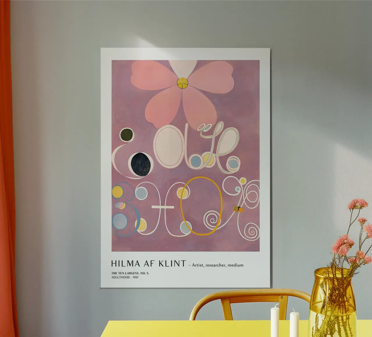 Hilma af Klint I dieci più grandi n. 5 Poster dell'età adulta carta hahnemühle da homdeco