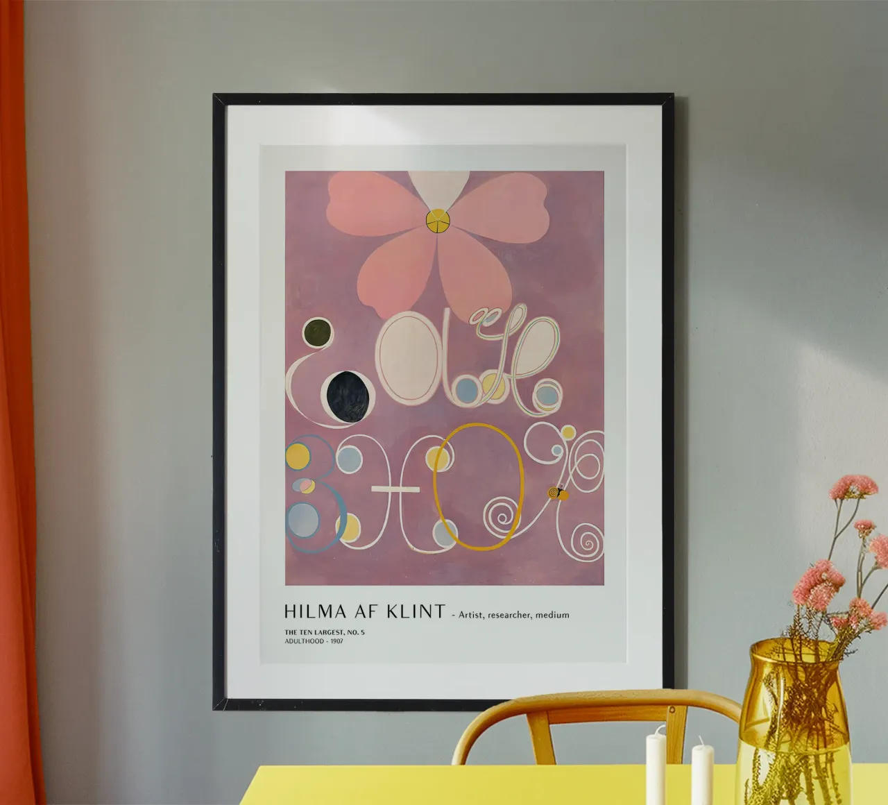 Hilma af Klint I dieci più grandi n. 5 Poster dell'età adulta carta hahnemühle da homdeco