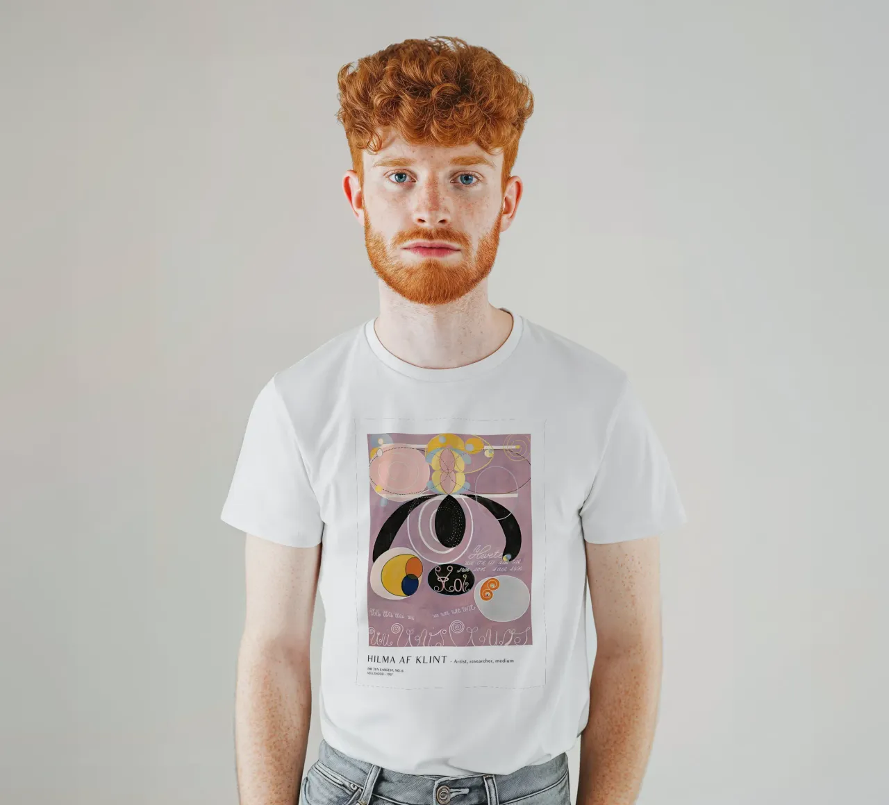 Hilma af Klint Die Zehn Größten Nr. 6 Poster zum Erwachsensein T-Shirt von homdeco
