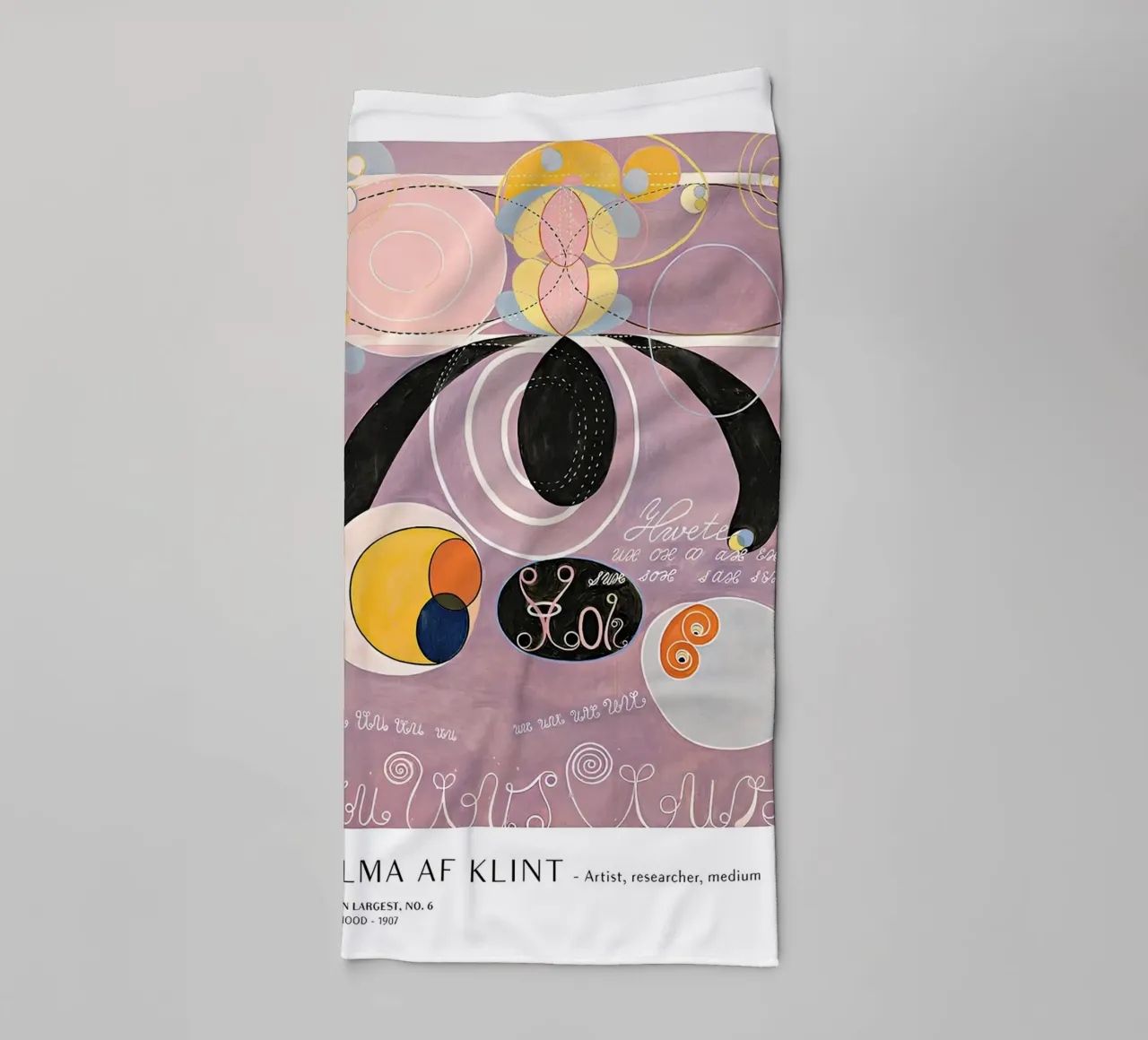 Hilma af Klint The Ten Largest No. 6 Adulthood Poster towel by homdeco
