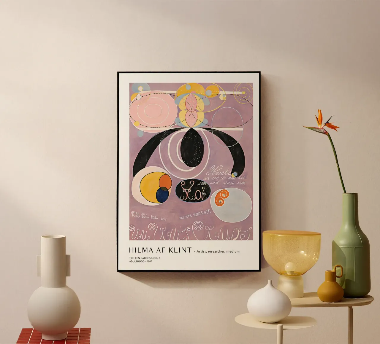 Hilma af Klint The Ten Largest No. 6 Adulthood Poster acrylic glass by homdeco