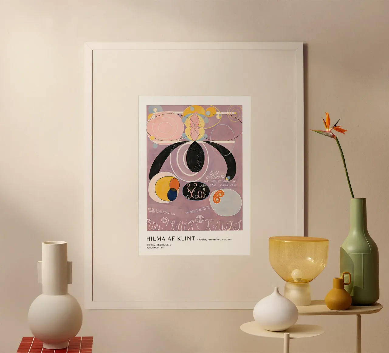 Hilma af Klint The Ten Largest No. 6 Adulthood Poster poster by homdeco