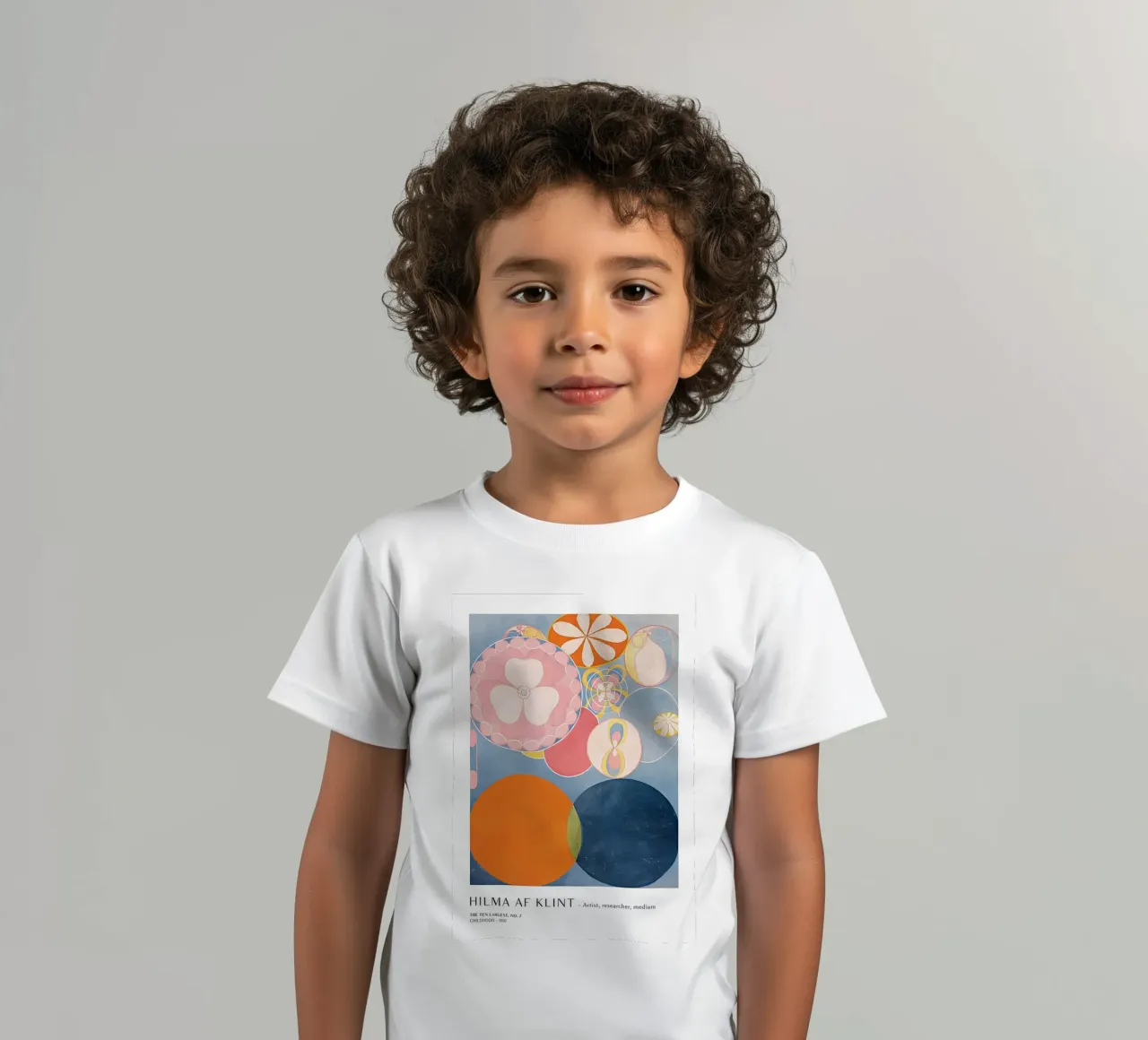 Hilma af Klint The Ten Largest No. 2 Childhood Poster kids t-shirt by homdeco