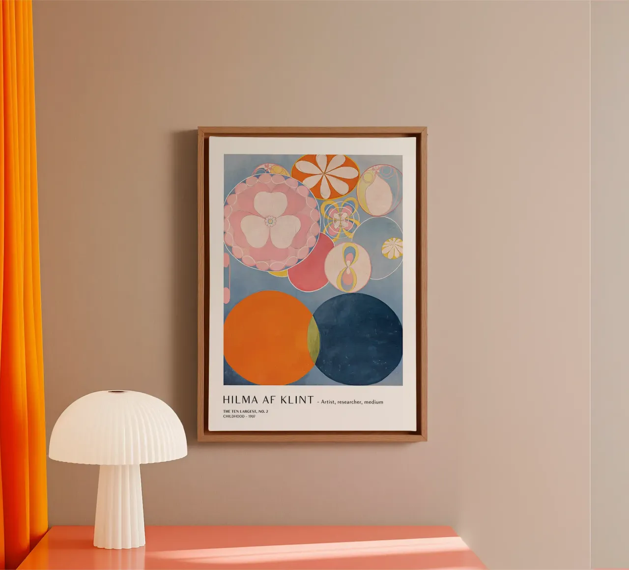 Hilma af Klint I dieci più grandi n. 2 Poster per l'infanzia tela da homdeco