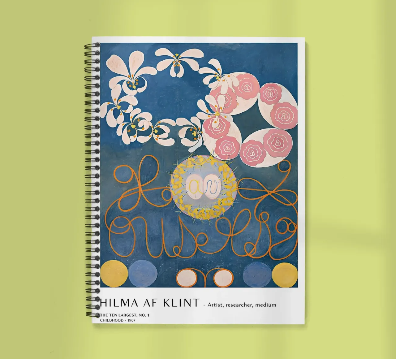 Hilma af Klint I dieci più grandi manifesti per l'infanzia n. 1 diario ad anelli da homdeco