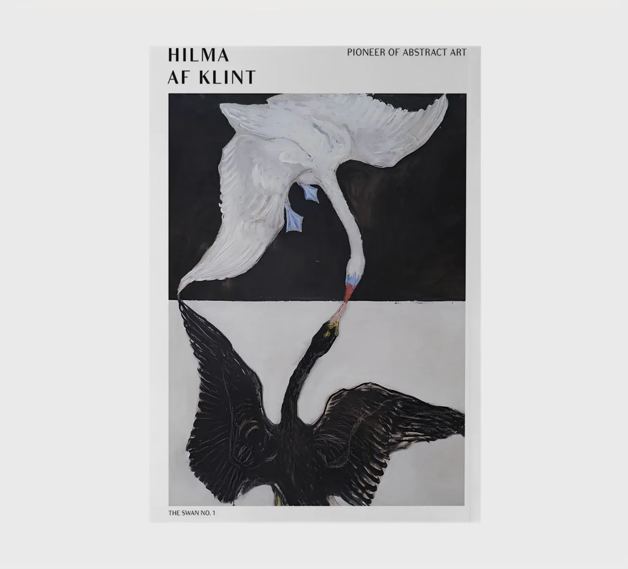 Hilma af Klint Der Schwan Nr. 1 Abstrakter Dualismus Druck Notizbuch von homdeco