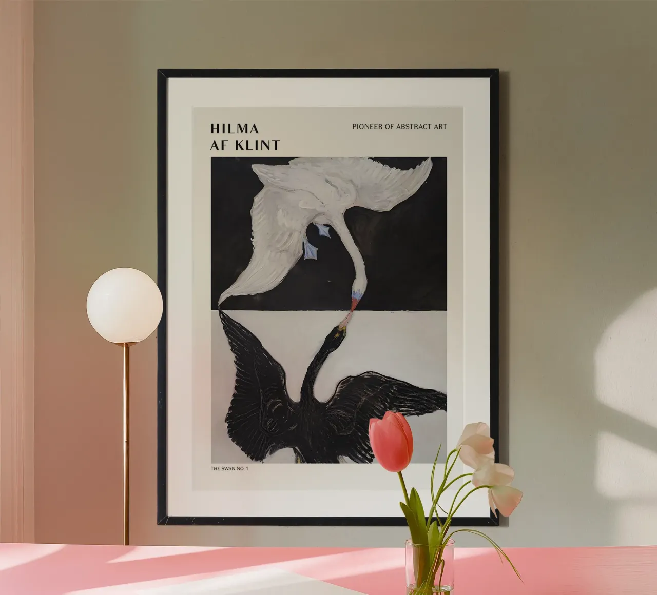 Hilma af Klint The Swan No. 1 Abstract Dualism Print hahnemühle by homdeco