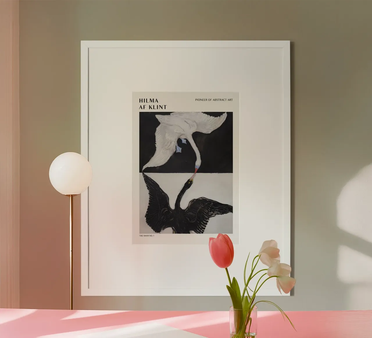 Hilma af Klint The Swan No. 1 Abstract Dualism Print hahnemühle by homdeco