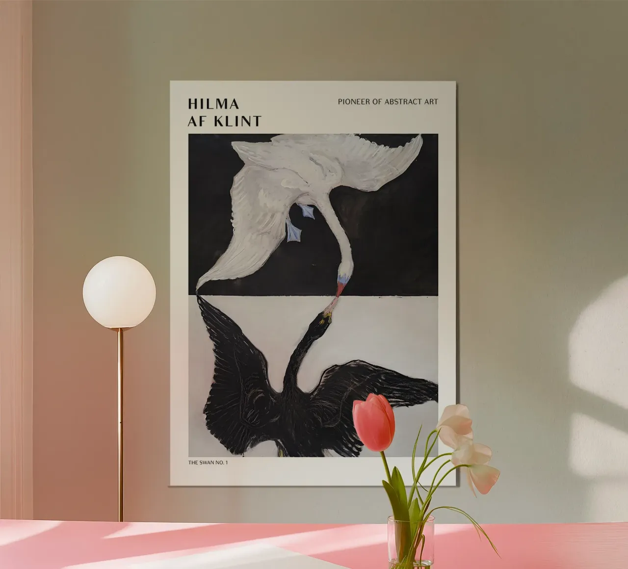 Hilma af Klint The Swan No. 1 Abstract Dualism Print hahnemühle by homdeco