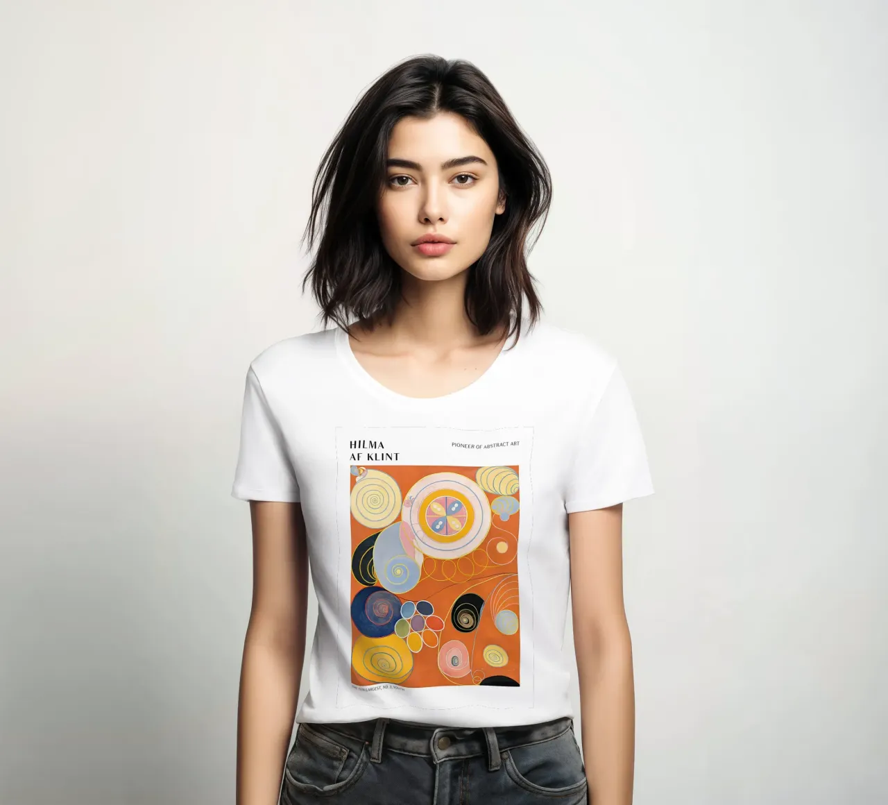 Hilma af Klint I dieci più grandi n. 3 Poster per i giovani t-shirt da donna da homdeco