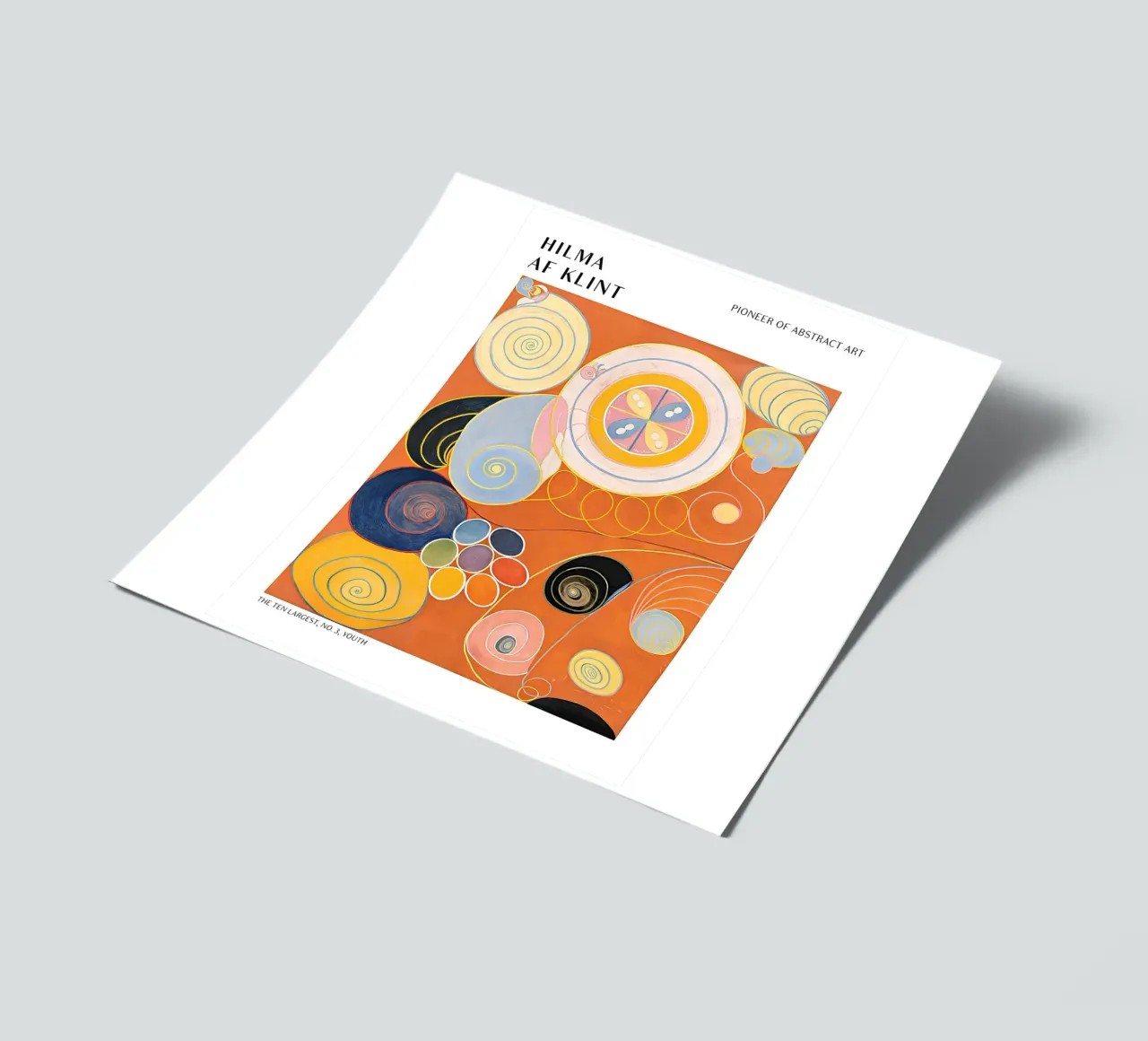 Hilma af Klint I dieci più grandi n. 3 Poster per i giovani foglio adesivo da homdeco